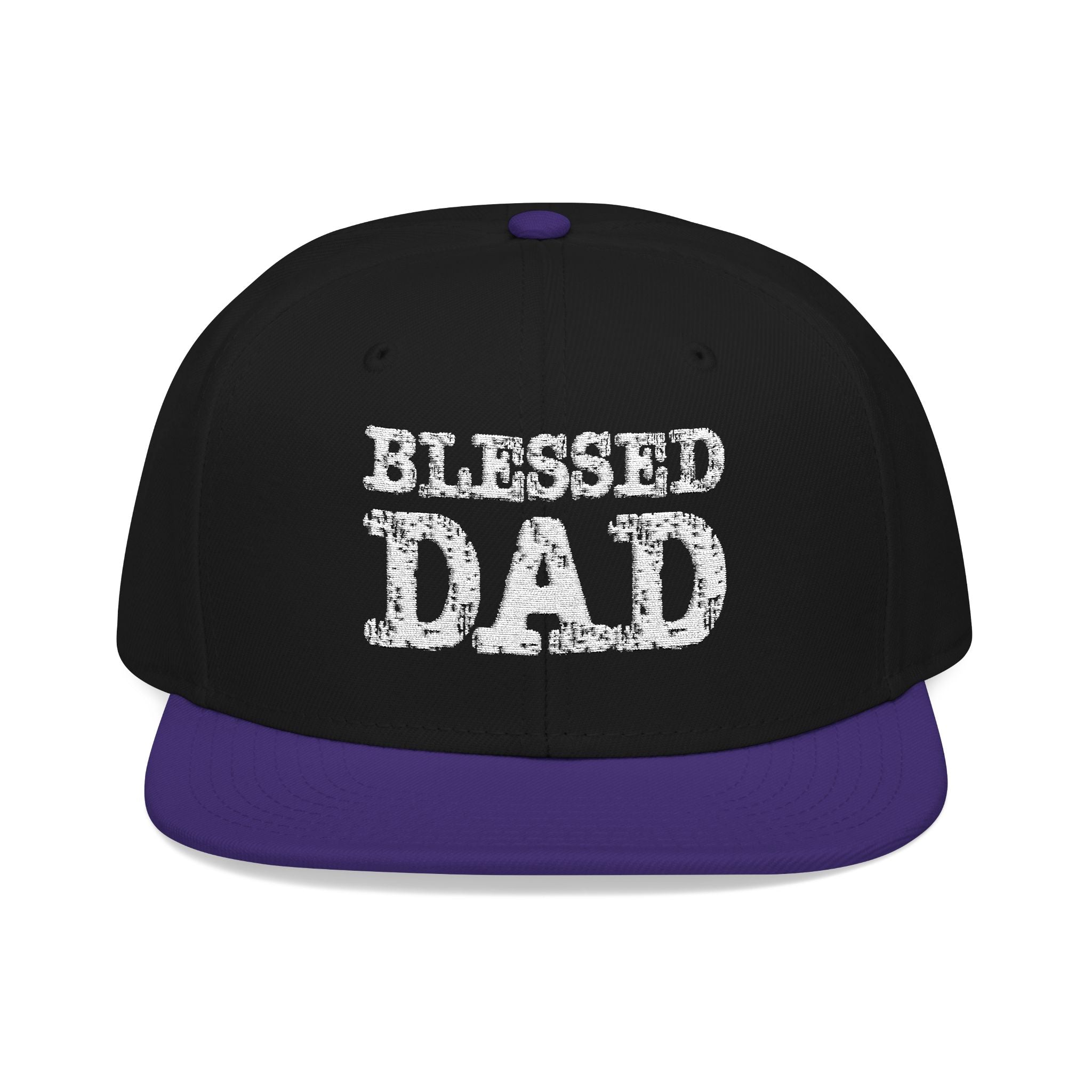 BLESSED DAD | Snapback Hat | Embroidered Cap for Father's Day, Gift for Dads, Trendy Father's Day Gift, Casual Everyday Wear