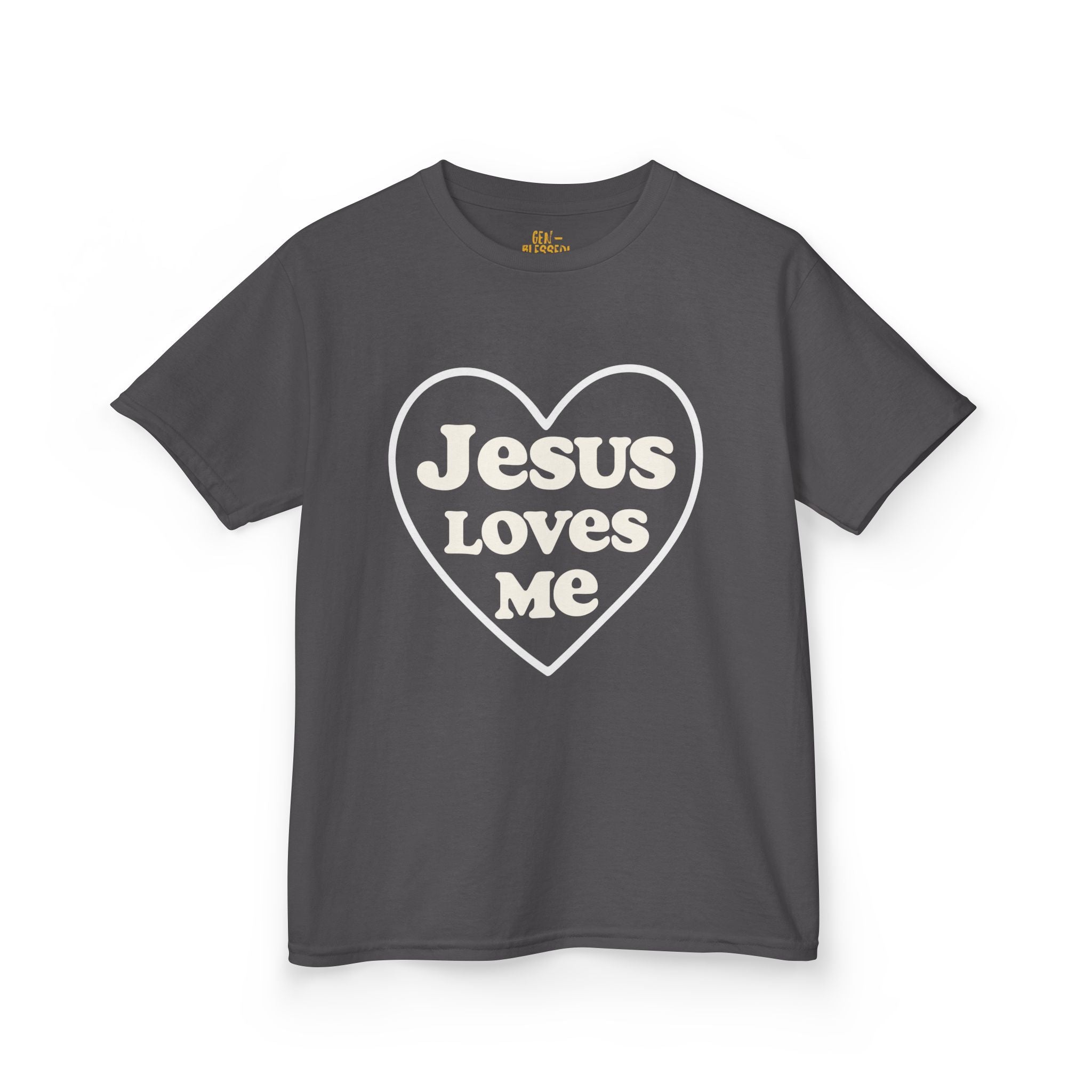 Jesus Loves Me | Kids Tee | Motivational Kids Shirt, Gifts for Young Dreamers, Casual Kids Clothing, Back to School Tee, Kids Hustle Tee