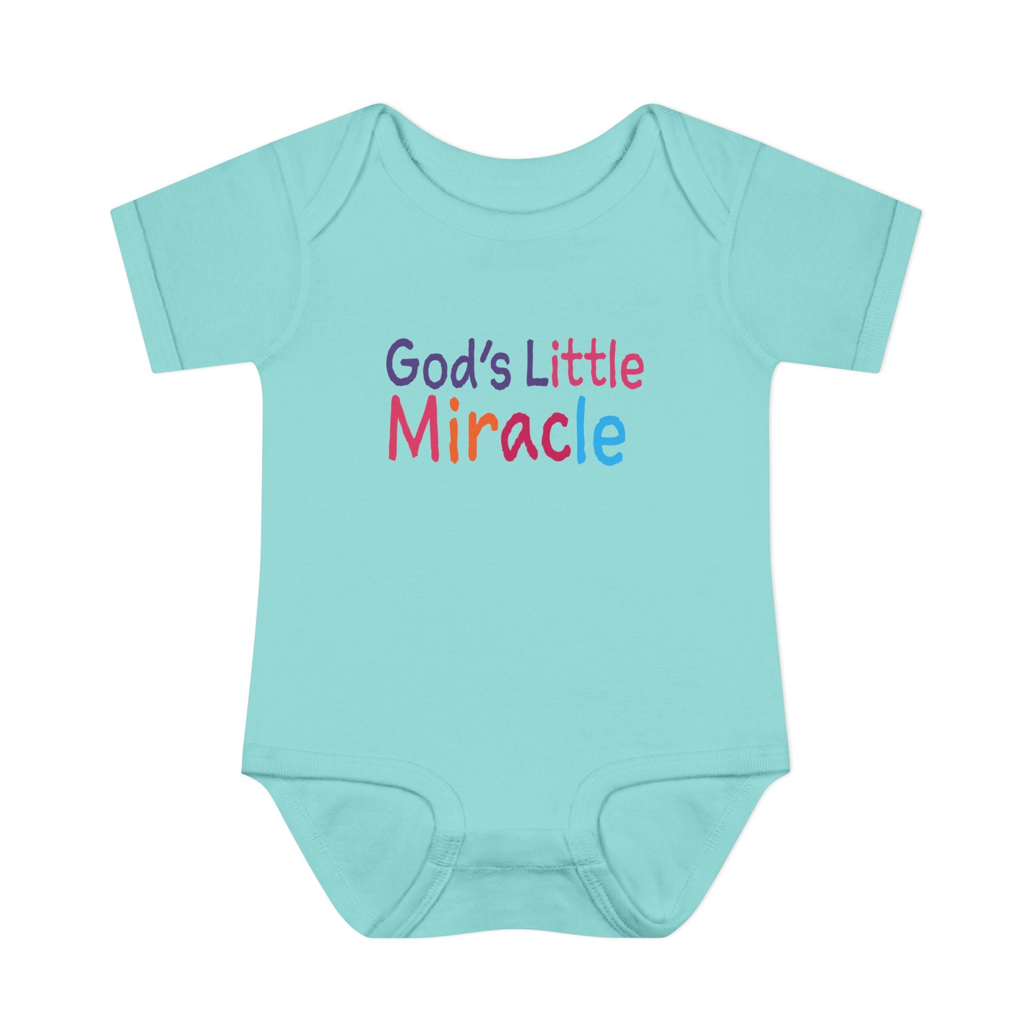 God's Little Miracle | Infant Bodysuit - God's Little Miracle Baby Rib Bodysuit