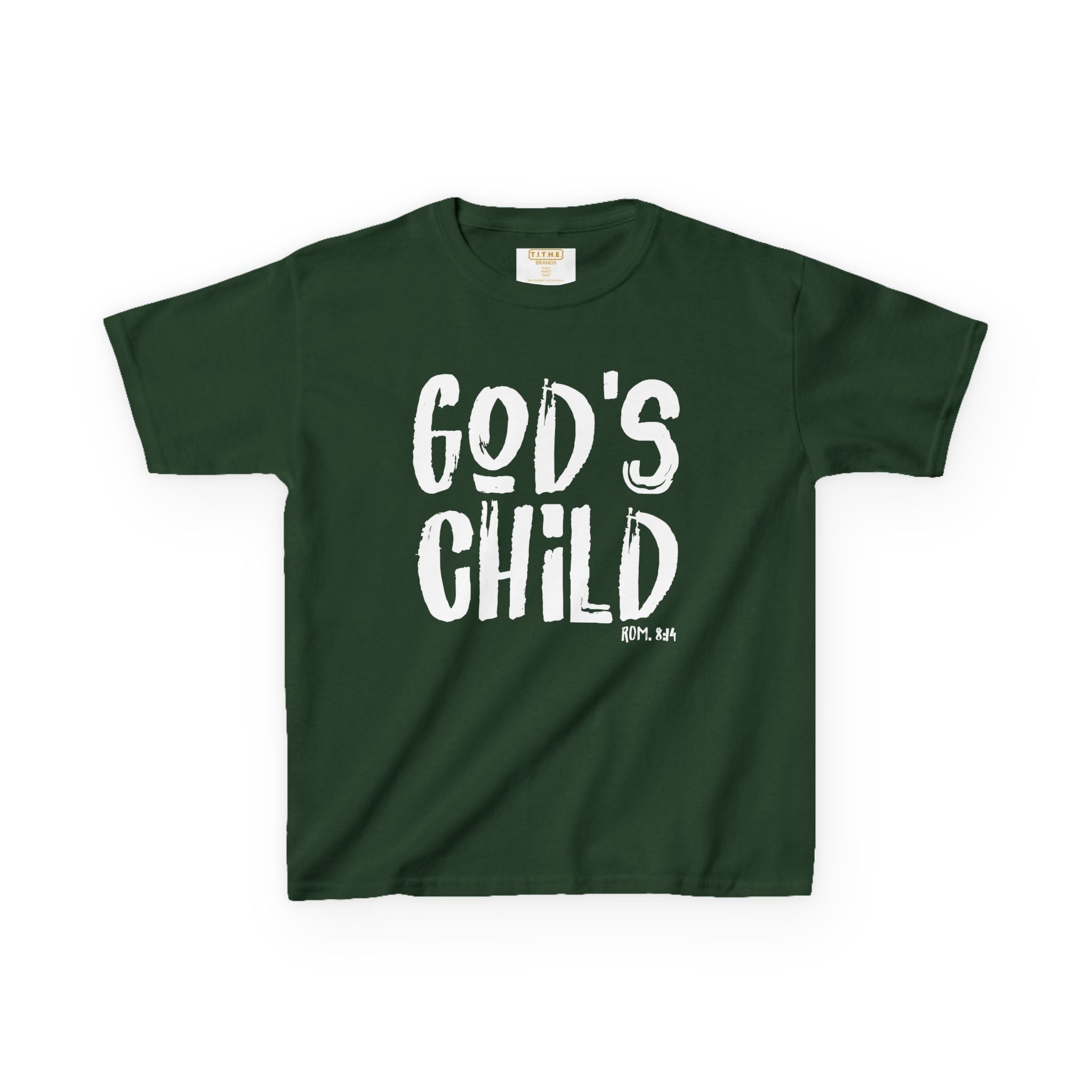 GOD'S CHILD! Collection | Inspirational Youth Tee-Shirt | (Romans 8:14)