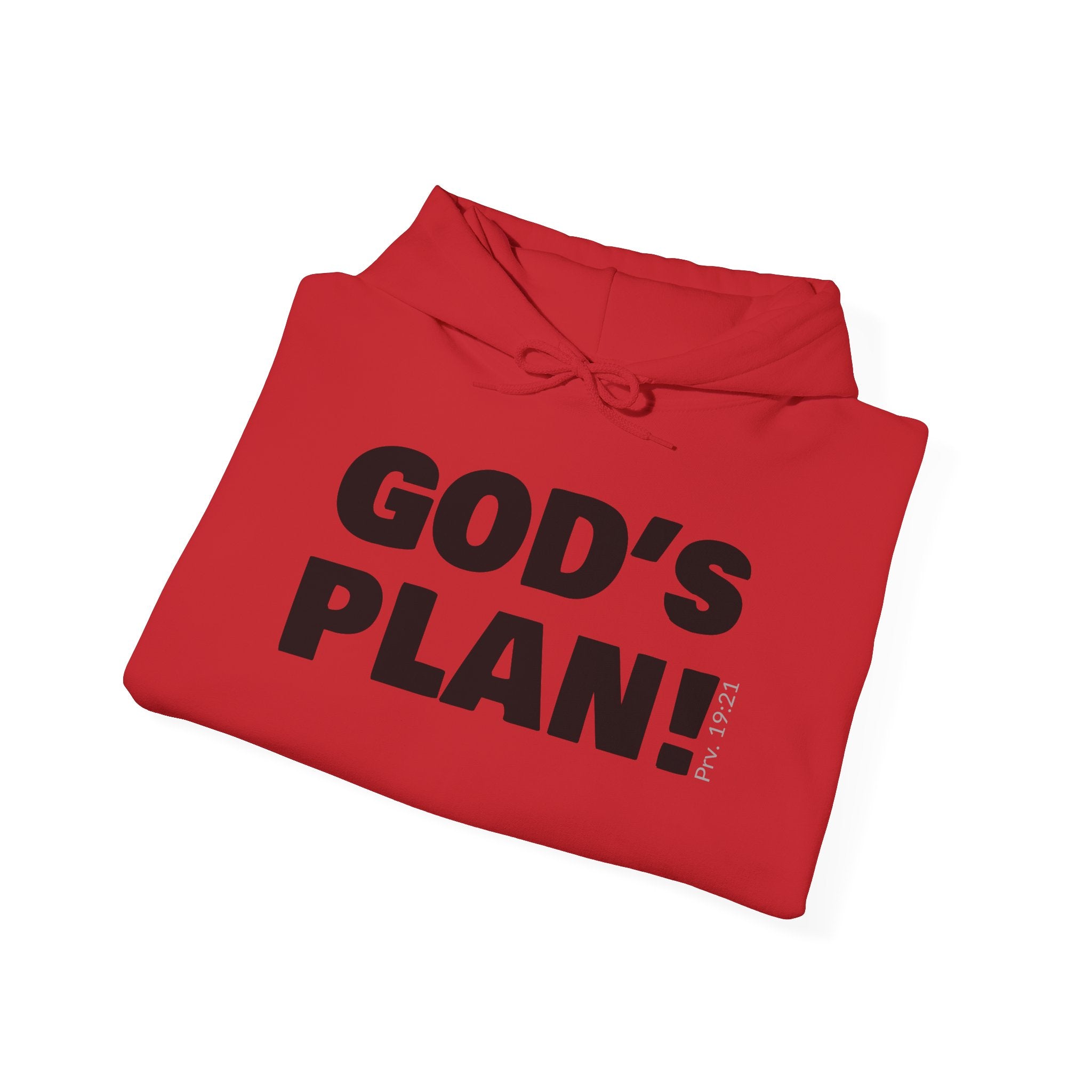 GOD'S PLAN! Collection | Unisex Hoodie | (Proverbs 19:21 )