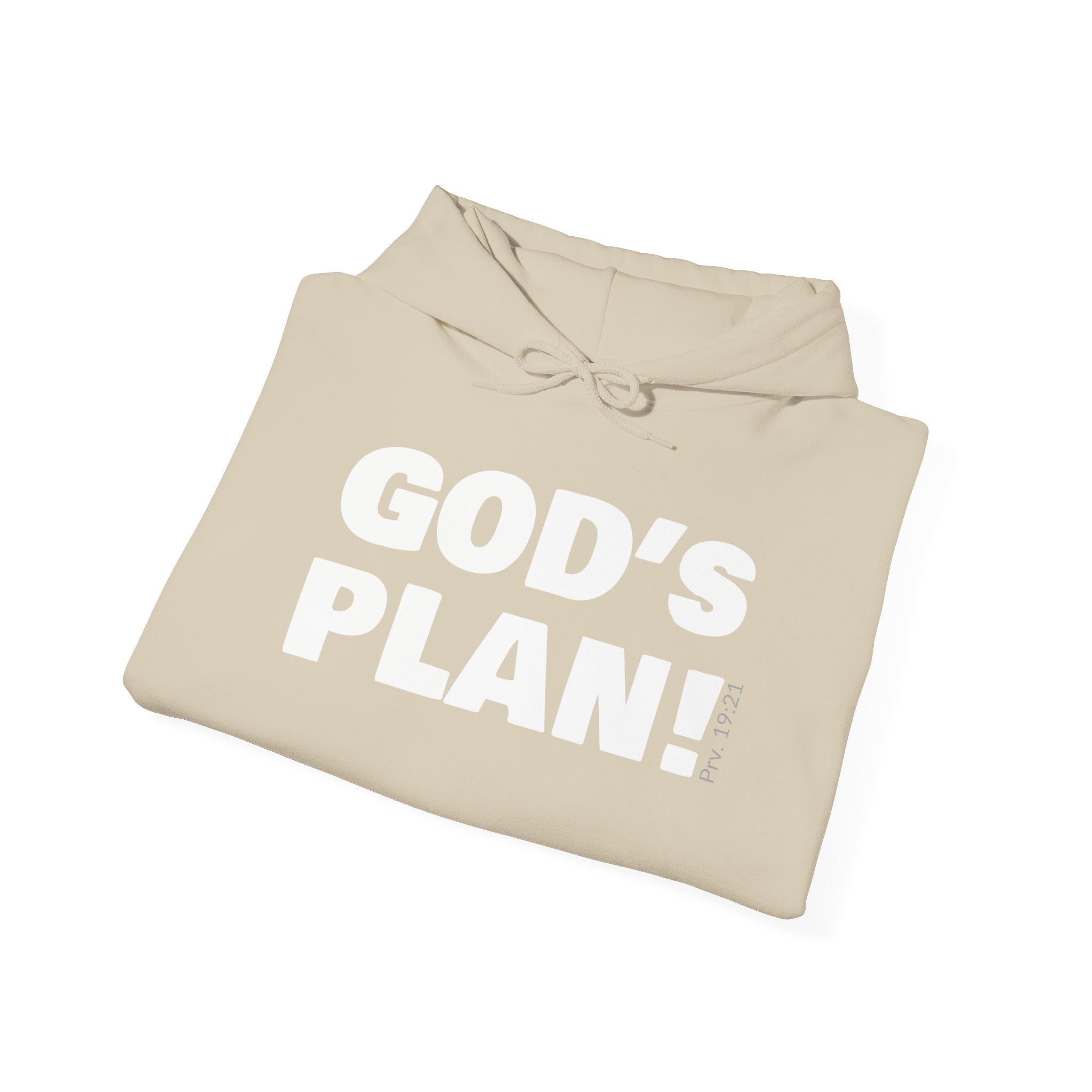 GOD'S PLAN! Collection | Unisex Hoodie | (Proverbs 19:21 )