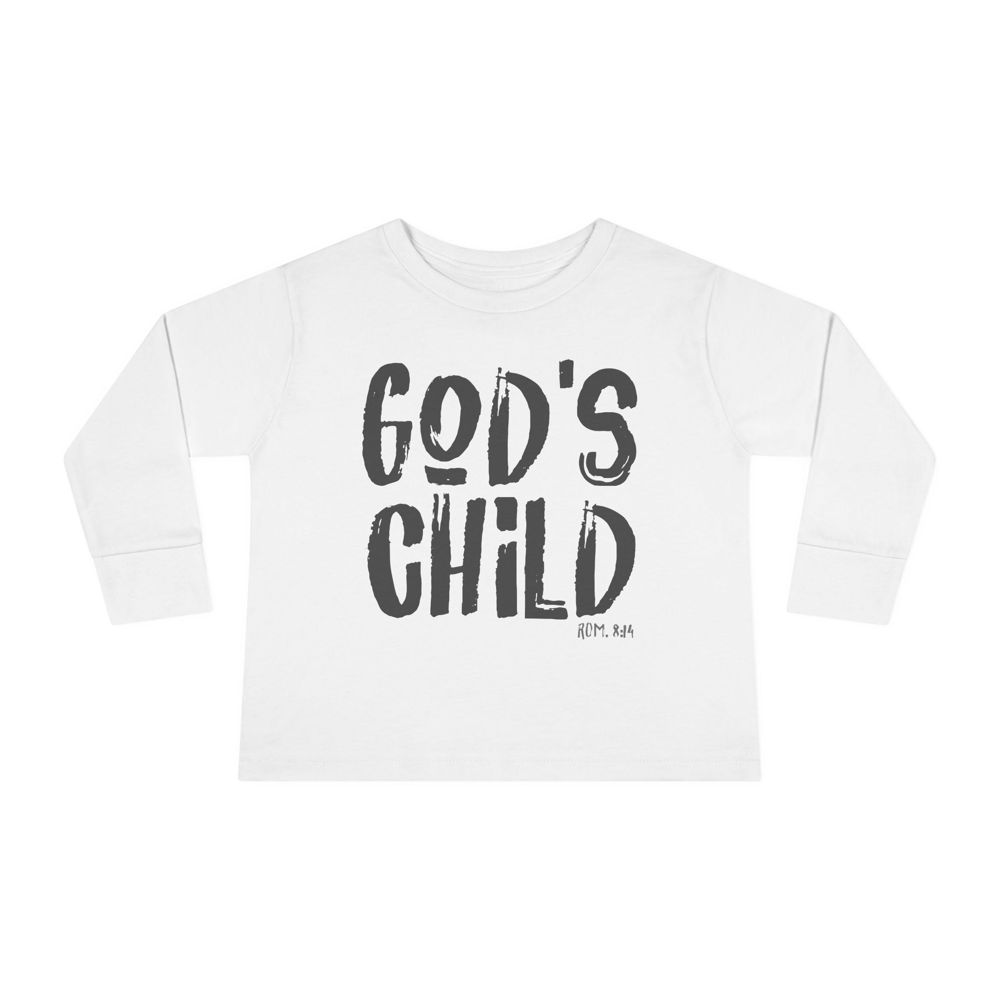 God's Child | Toddler Long Sleeve Tee — Rom. 8:14