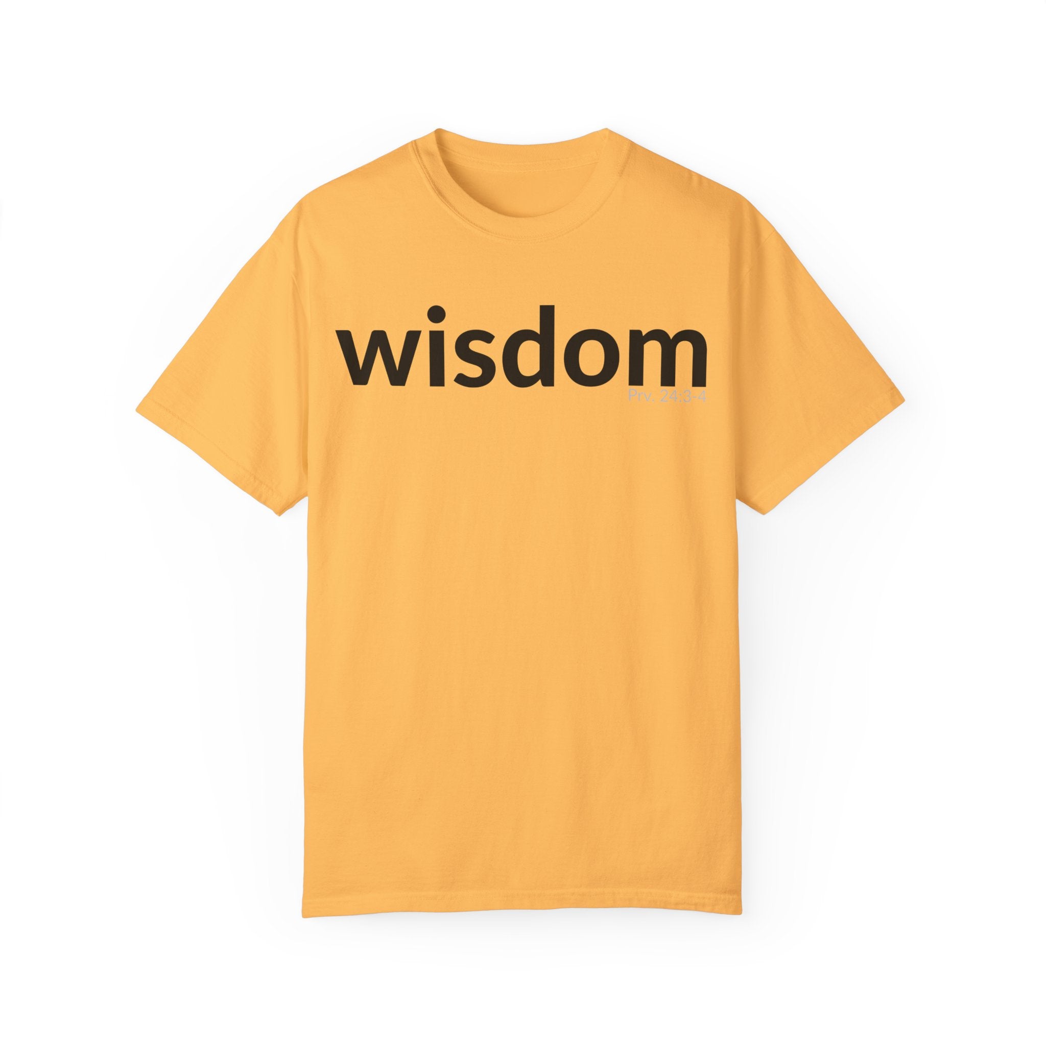 WISDOM | Faithware Collection – T-Shirt | Proverbs 24:3-4