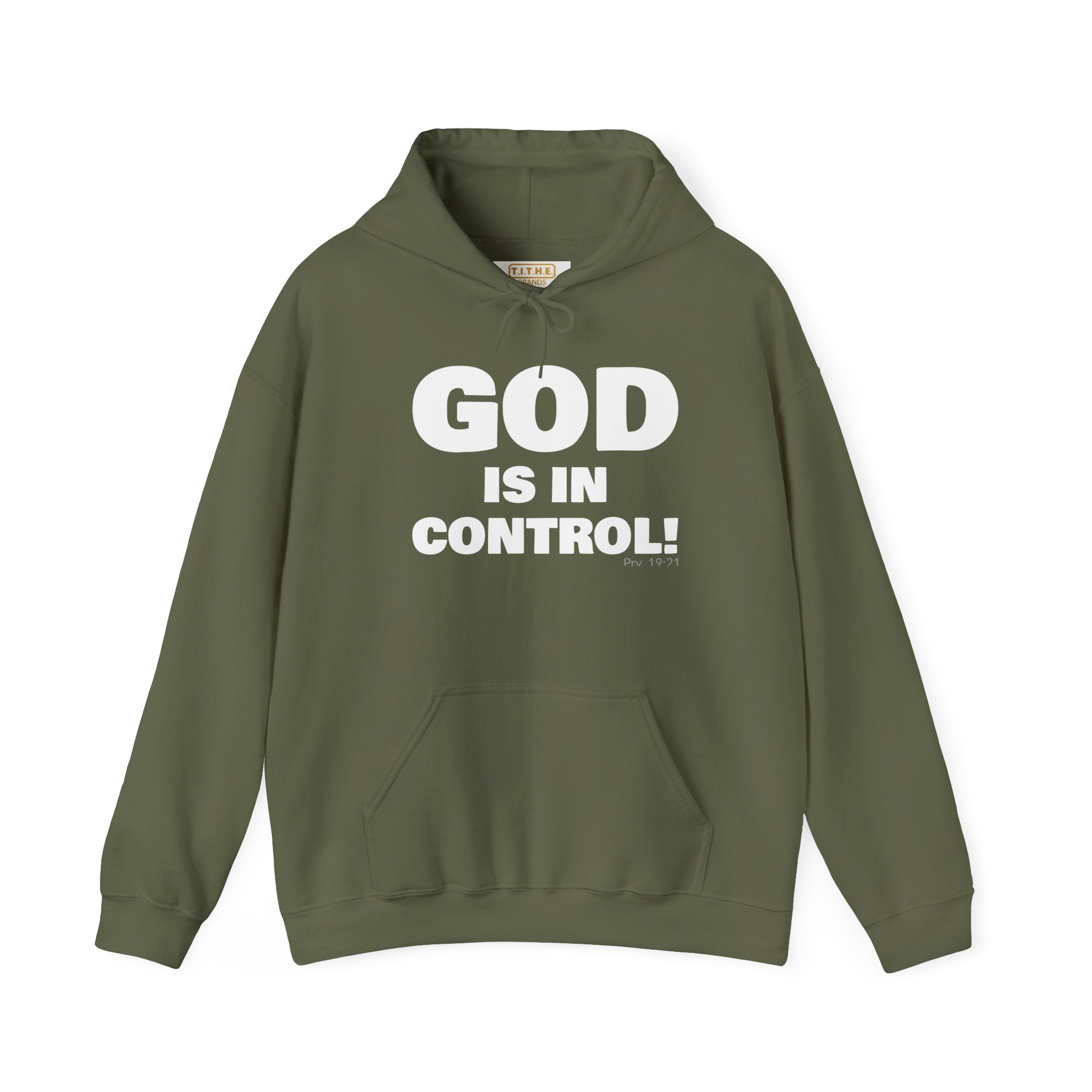 GOD IS IN CONTROL! | Hoodie | (Proverbs 19:21)