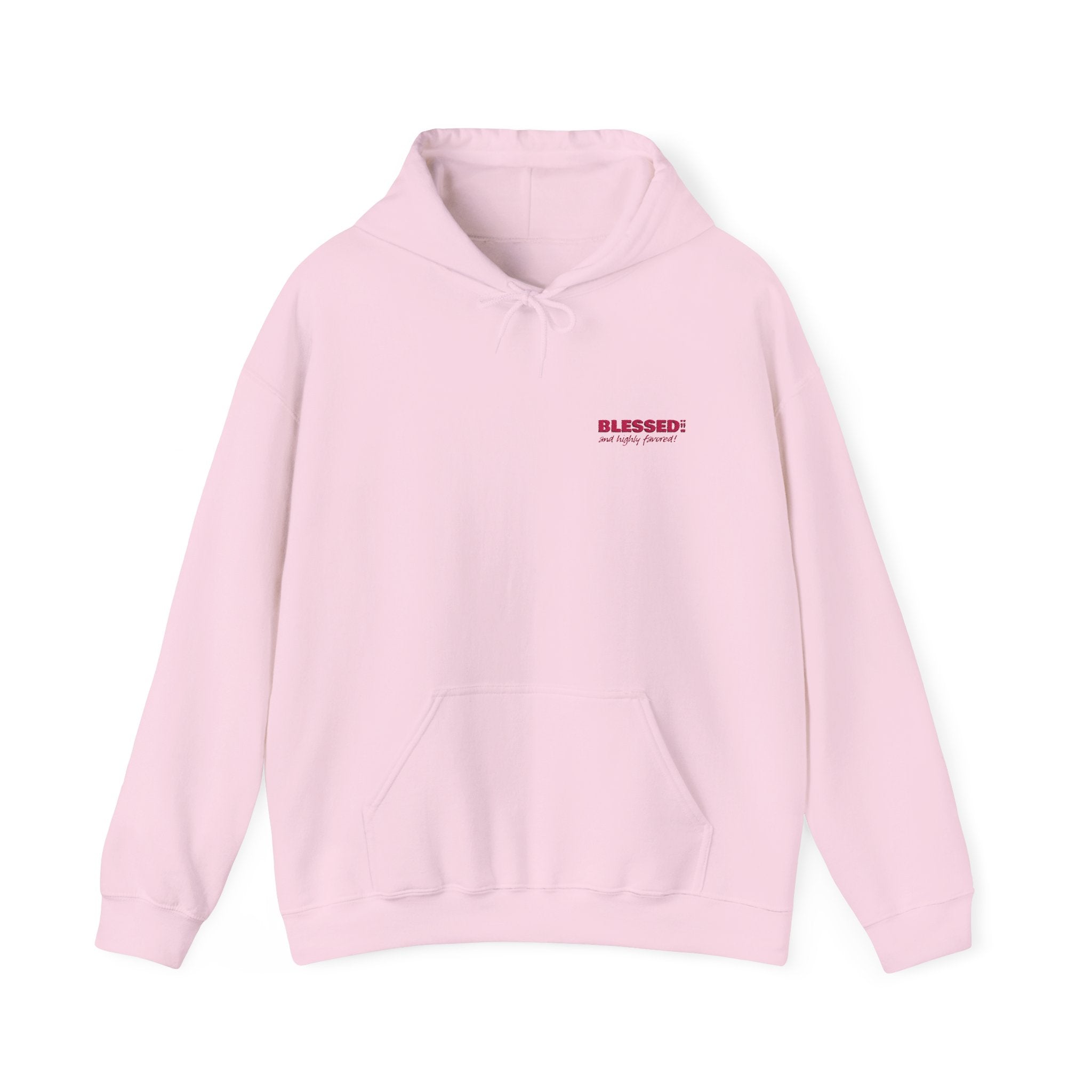 BLESSED! And Highly Favored Collection | Embroidered Hoodie |