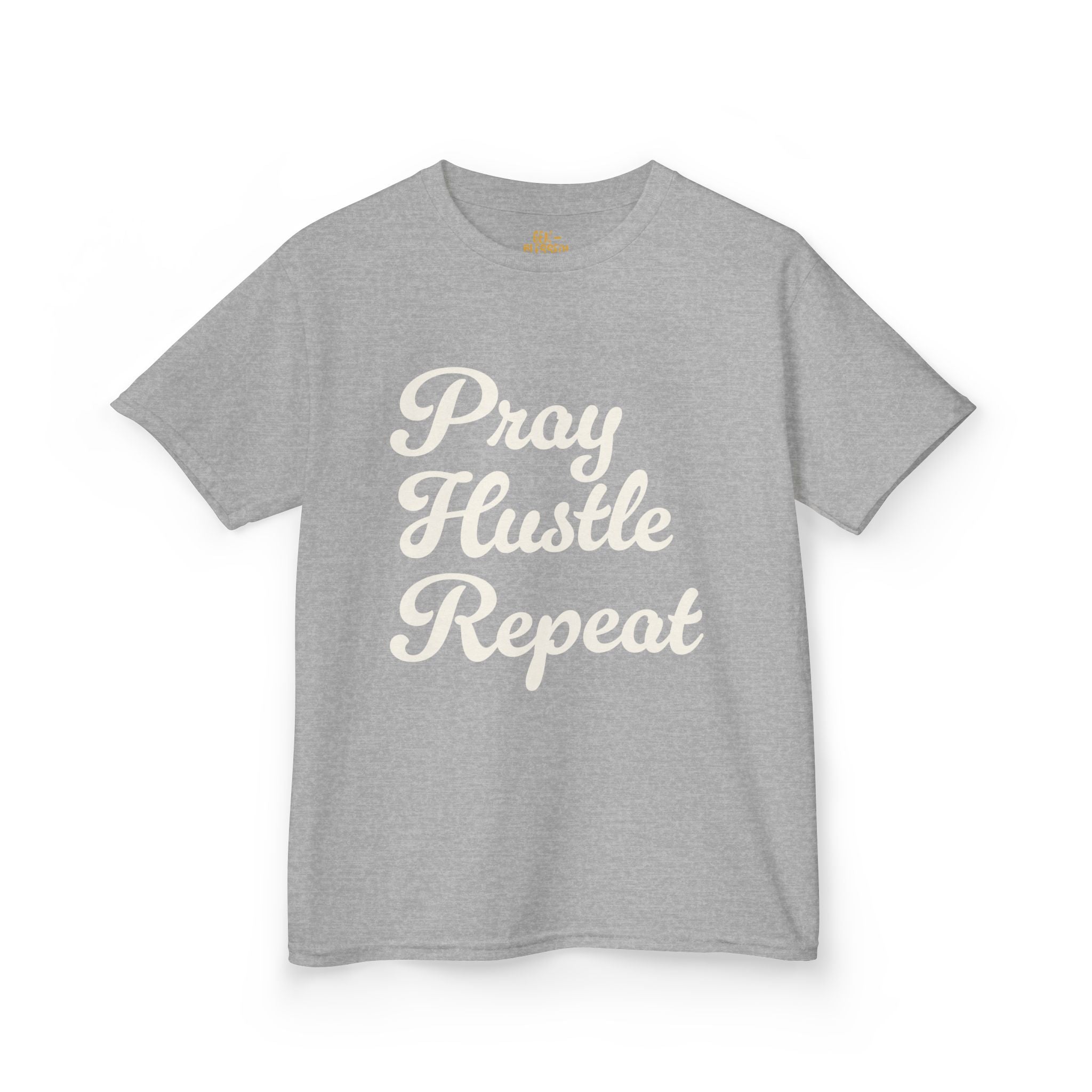 Pray Hustle Repeat | Kids Tee | Gen-BLESSED! Kidswear Collection
