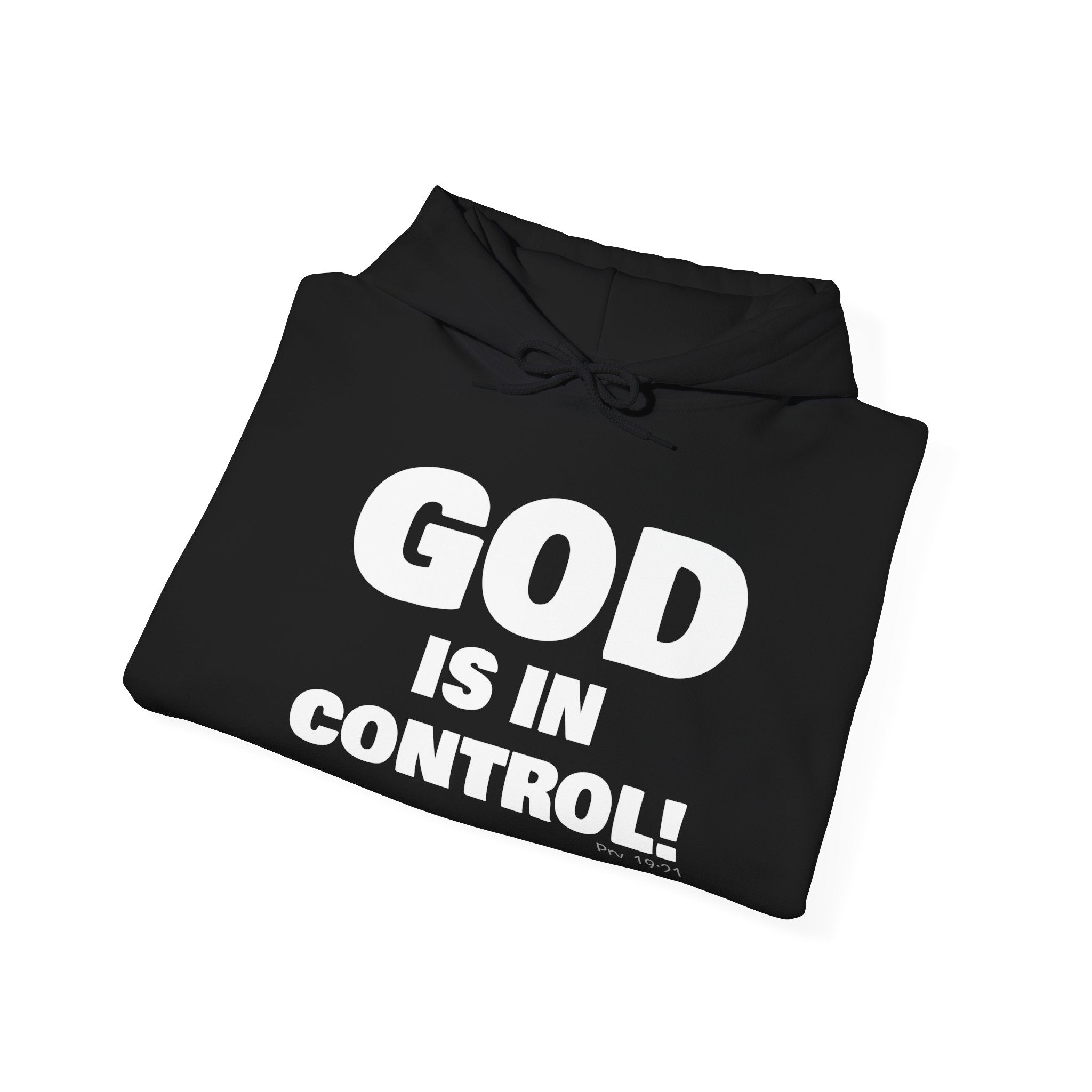GOD IS IN CONTROL! | Hoodie | (Proverbs 19:21)