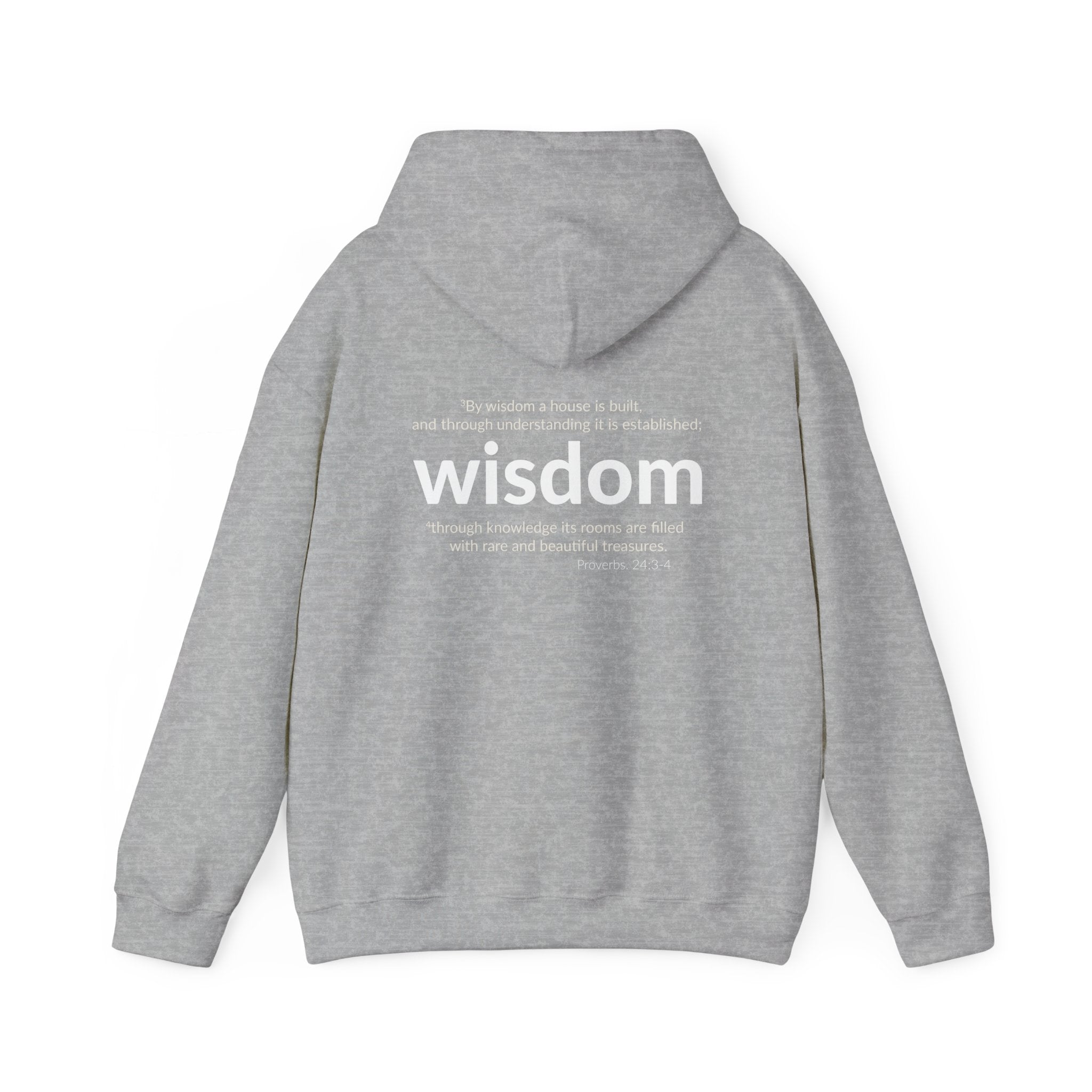 WISDOM | Faithware Collection – Hoodie | (Proverbs 24:3-4)
