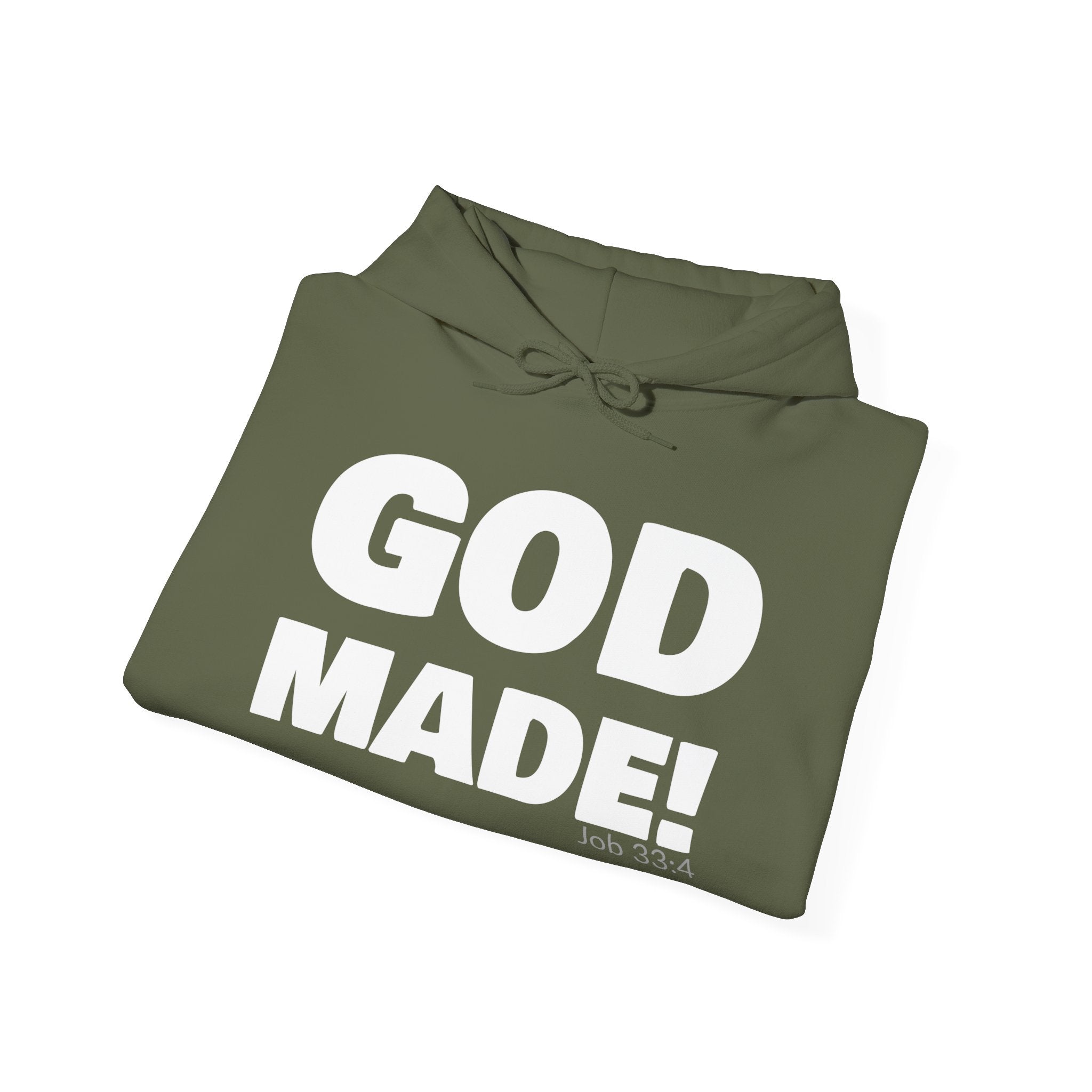 GOD MADE! Collection | Hoodie | (Job 33:4)