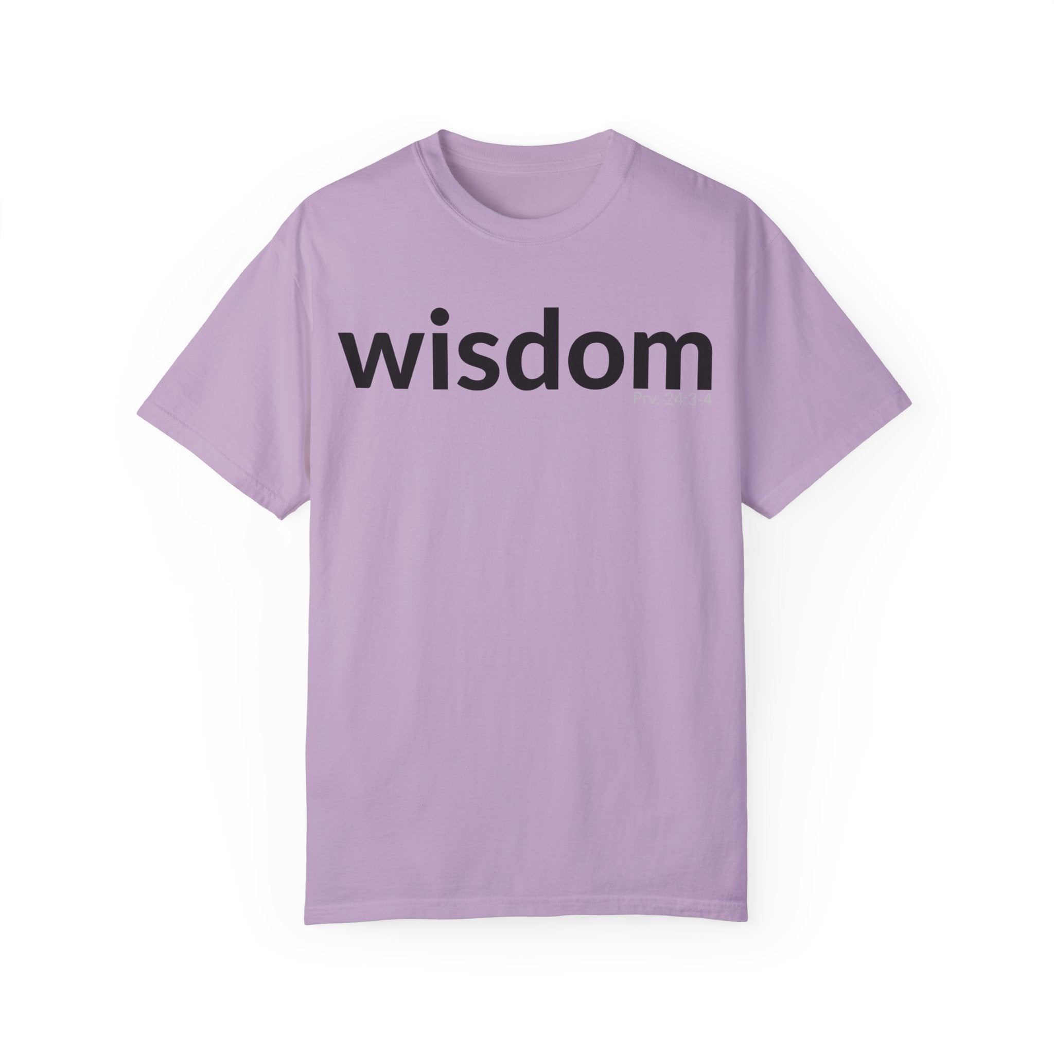 WISDOM | Faithware Collection – T-Shirt | Proverbs 24:3-4