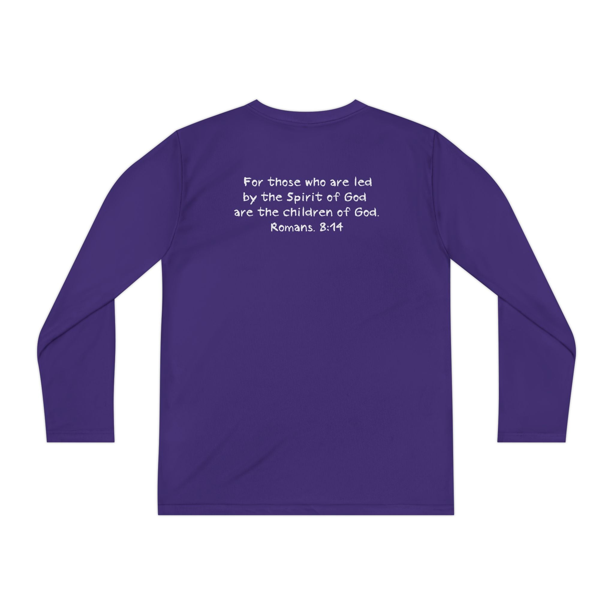 GOD'S CHILD! Collection | Youth Long Sleeve Tee | (Romans 8:14) - Pastel