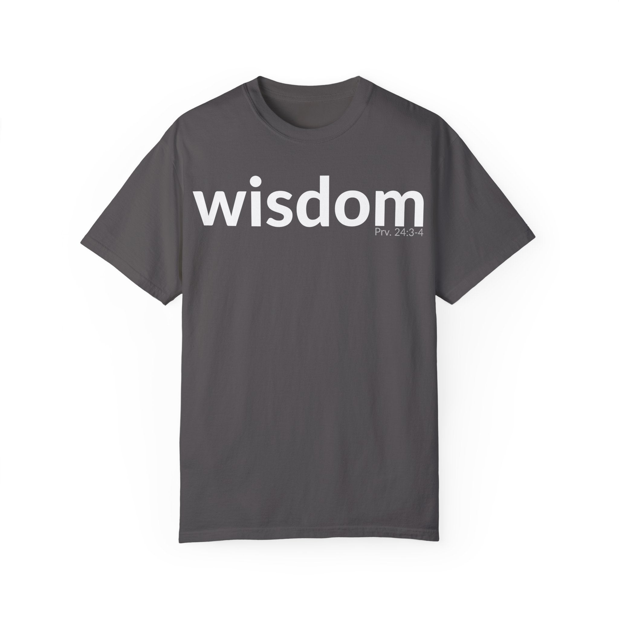 WISDOM | Faithware Collection – T-Shirt | Proverbs 24:3-4