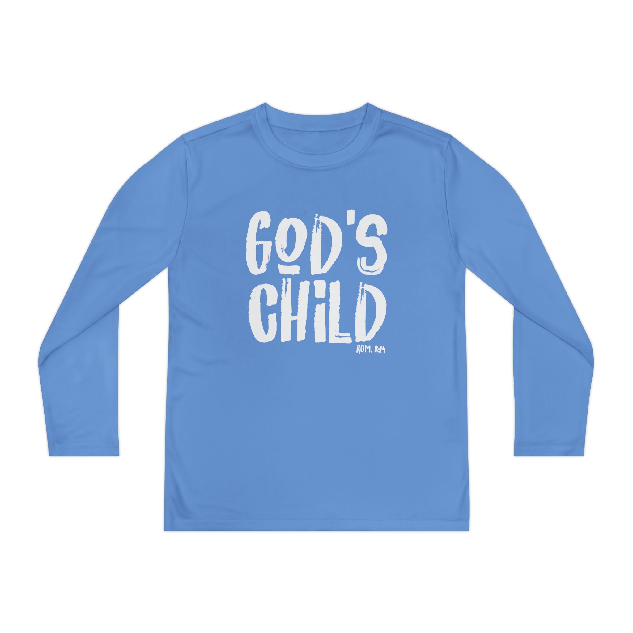 GOD'S CHILD! Collection | Youth Long Sleeve Tee | (Romans 8:14)
