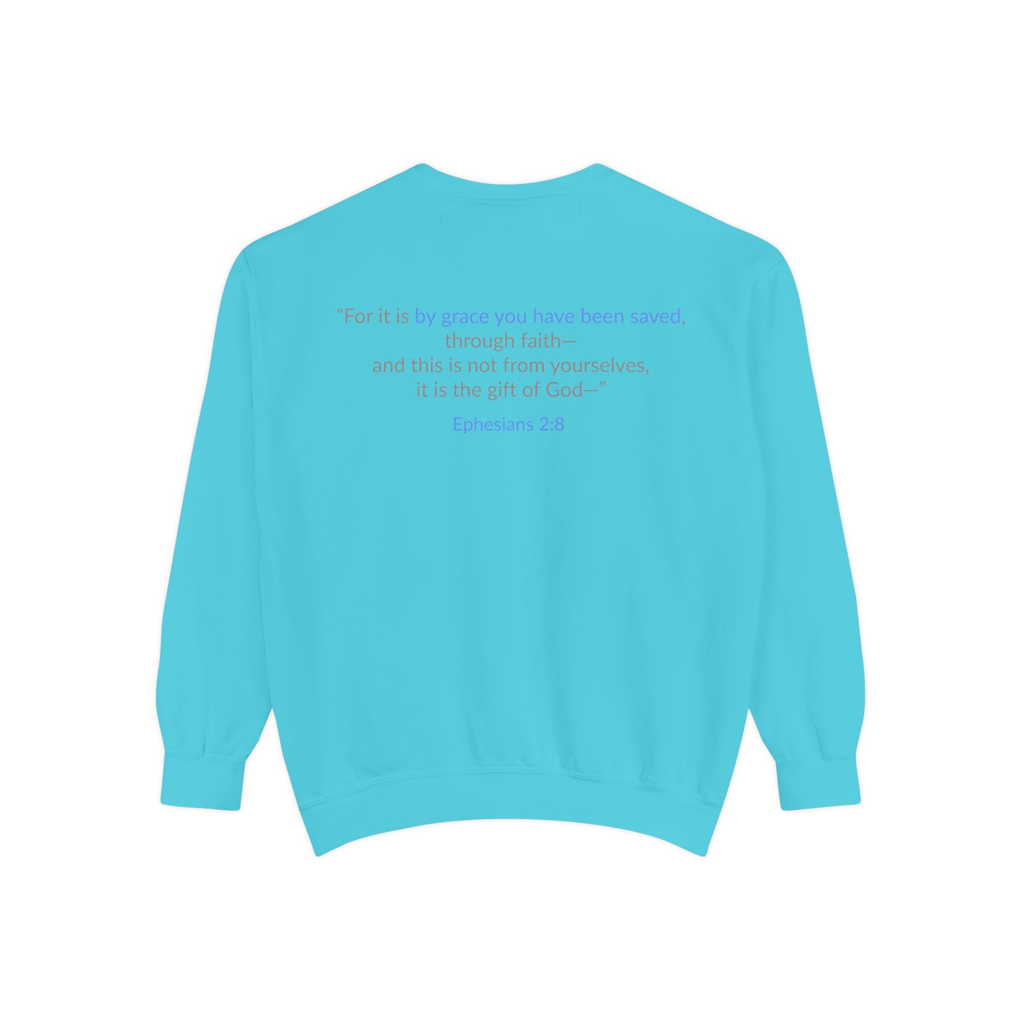 SAVED x GRACE Faithware Collection Unisex Sweatshirt | (Ephesians 2:8)