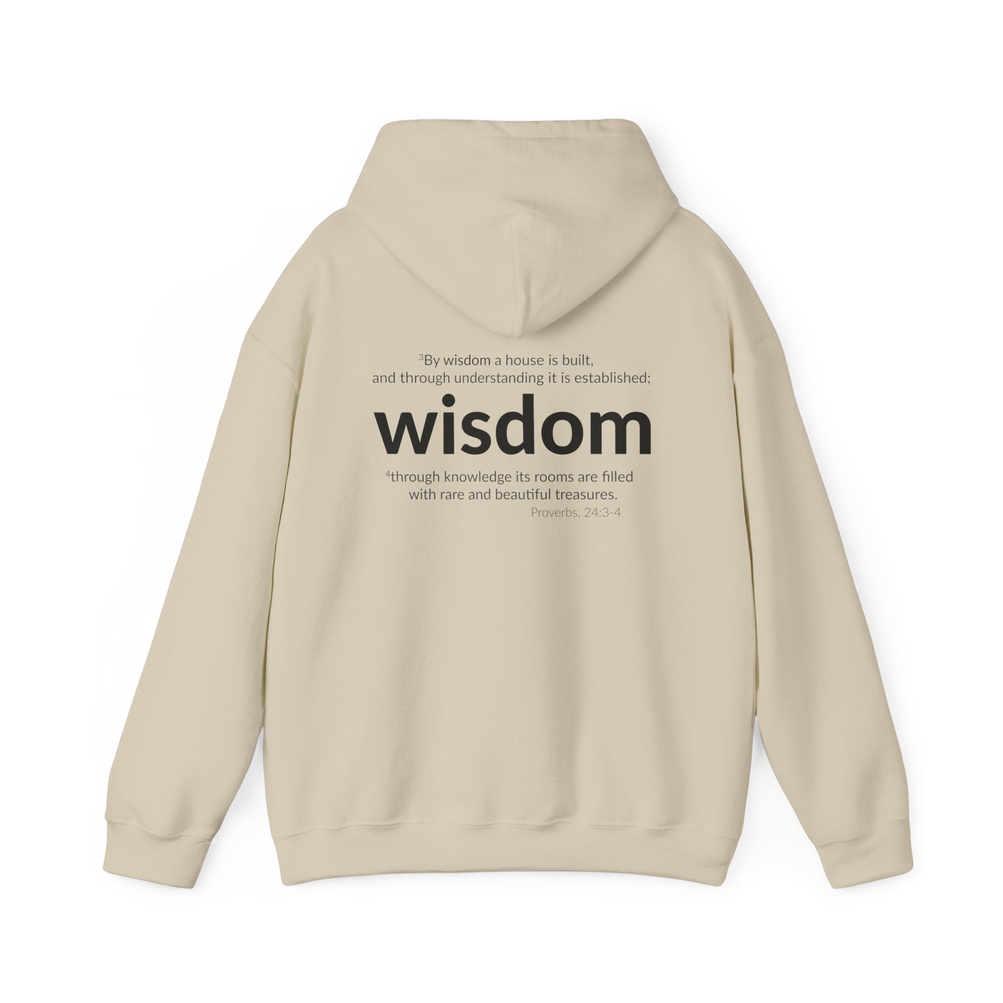WISDOM | Faithware Collection – Hoodie | (Proverbs 24:3-4)