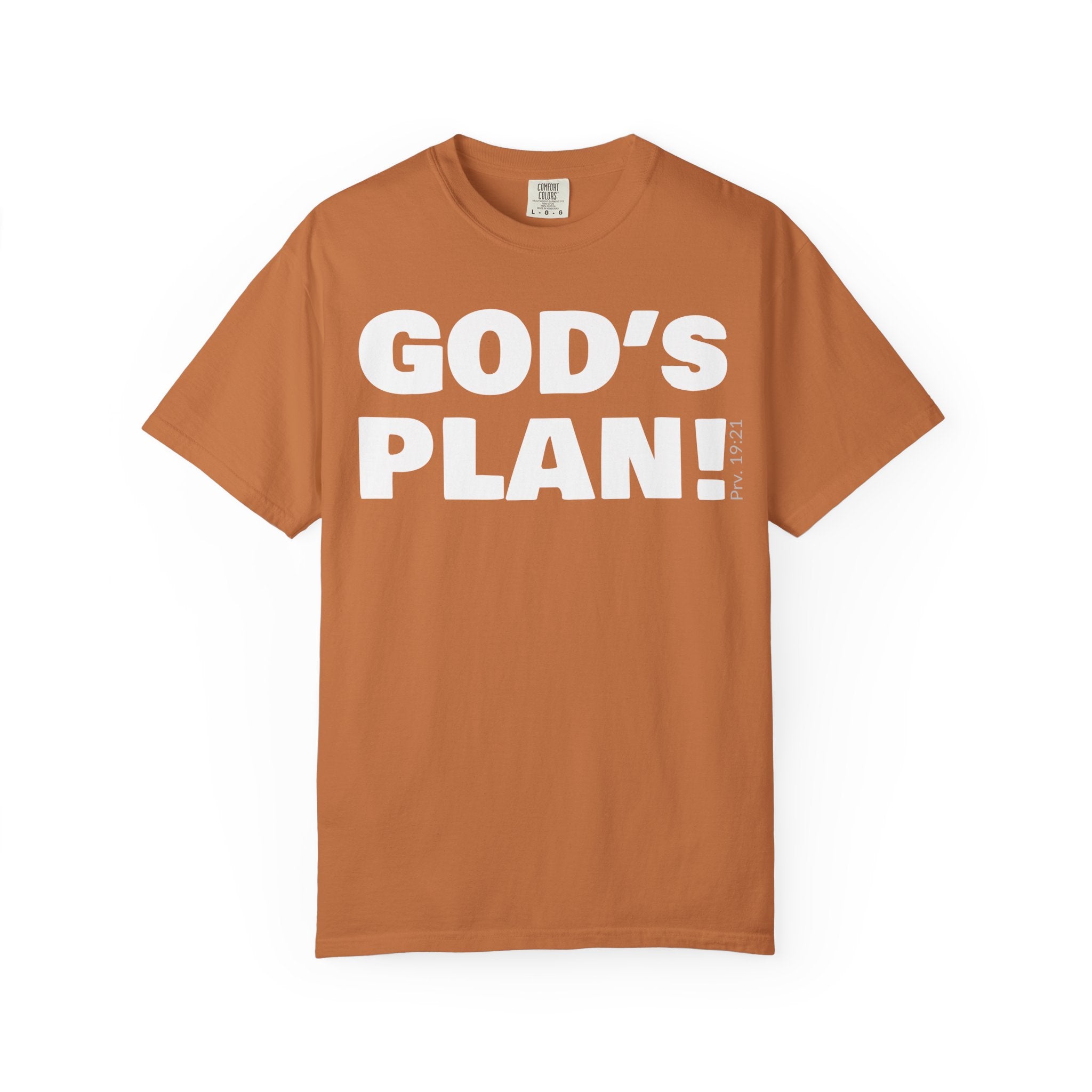 GOD'S PLAN! | Unisex T-Shirt | (Proverbs 19:21)