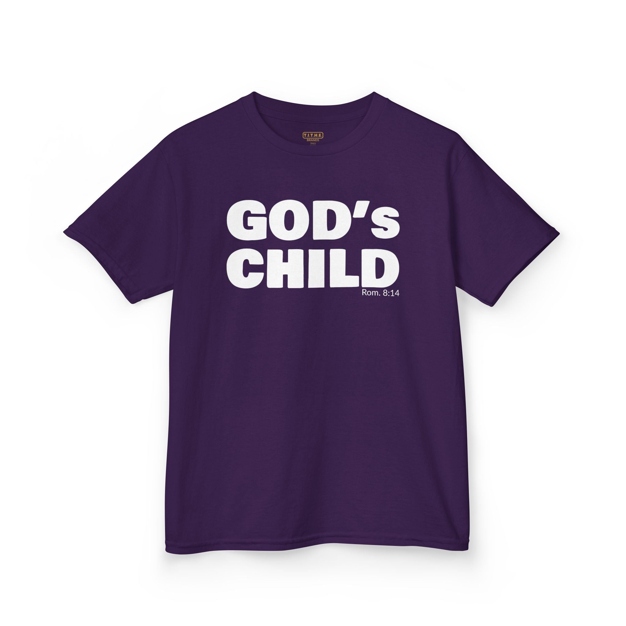 GOD'S CHILD! Collection | Inspirational Youth Tee-Shirt | (Romans 8:14)