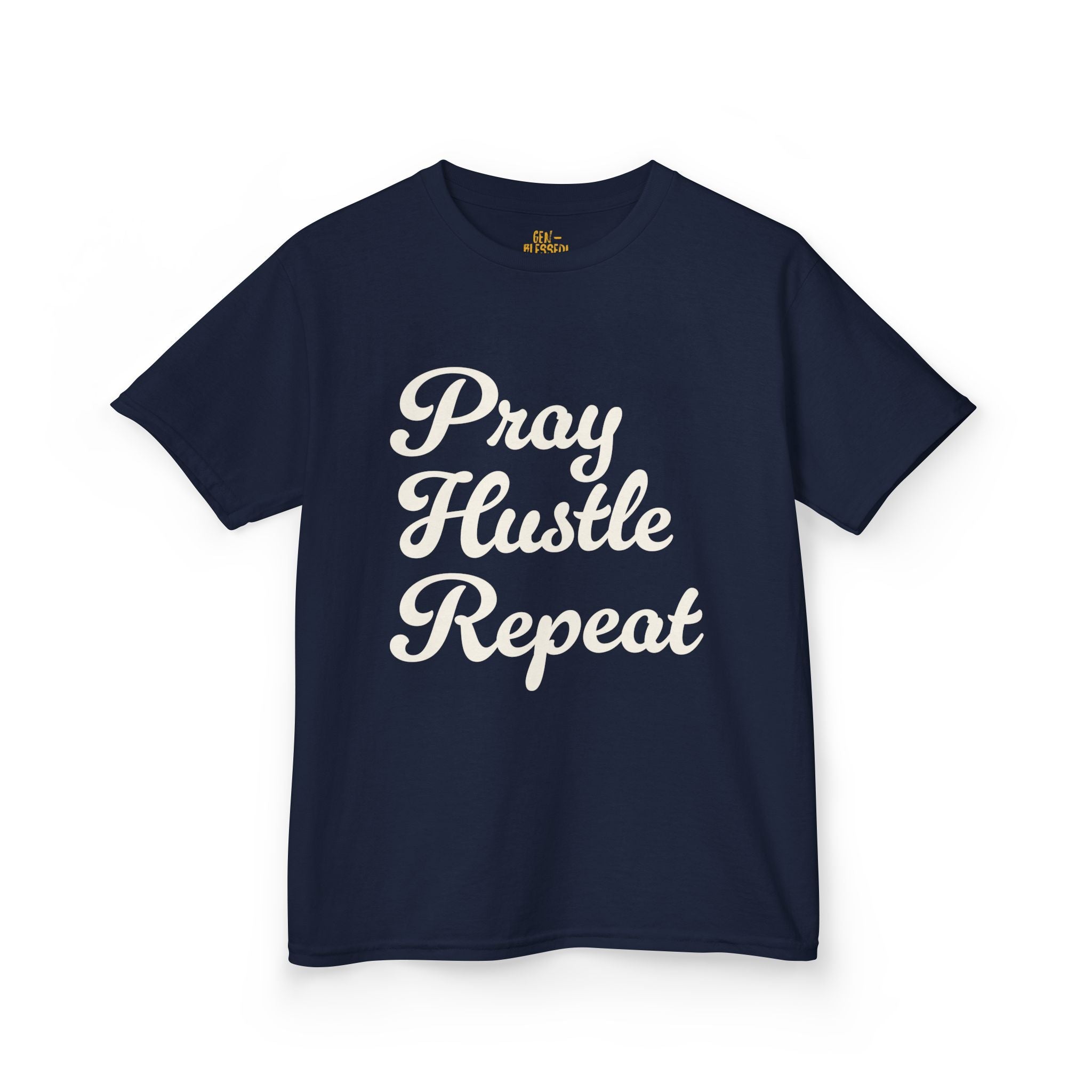 Pray Hustle Repeat | Kids Tee | Gen-BLESSED! Kidswear Collection