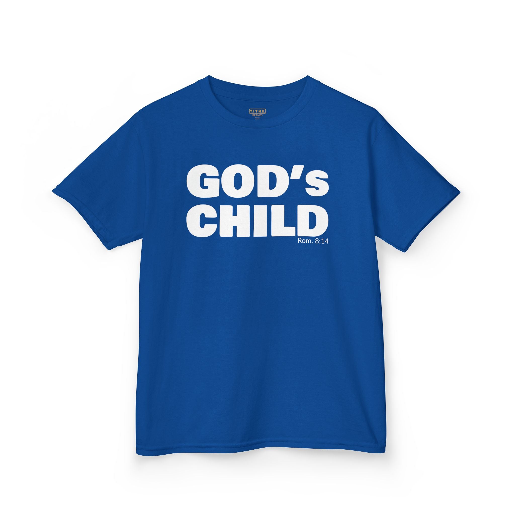 GOD'S CHILD! Collection | Inspirational Youth Tee-Shirt | (Romans 8:14)