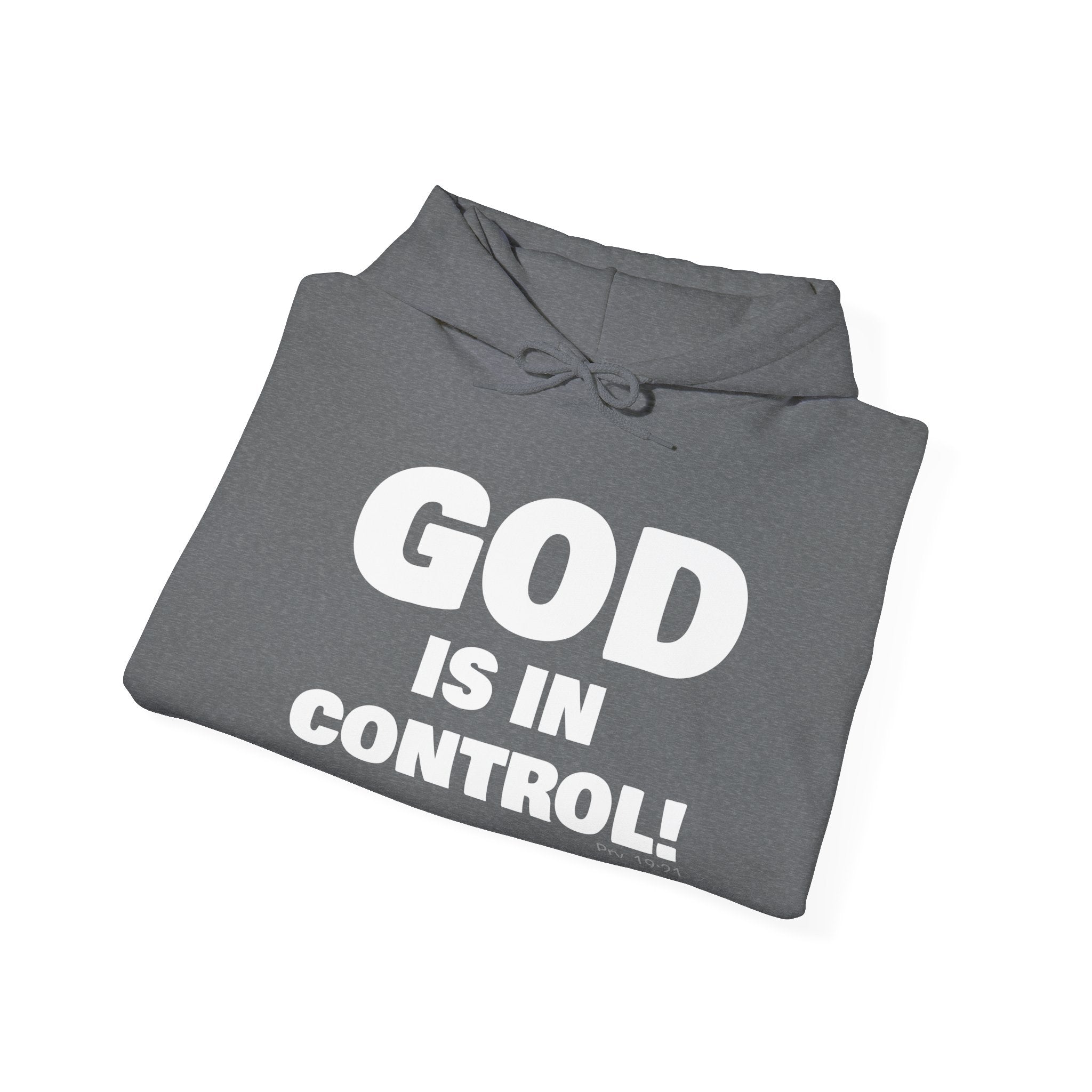 GOD IS IN CONTROL! | Hoodie | (Proverbs 19:21)
