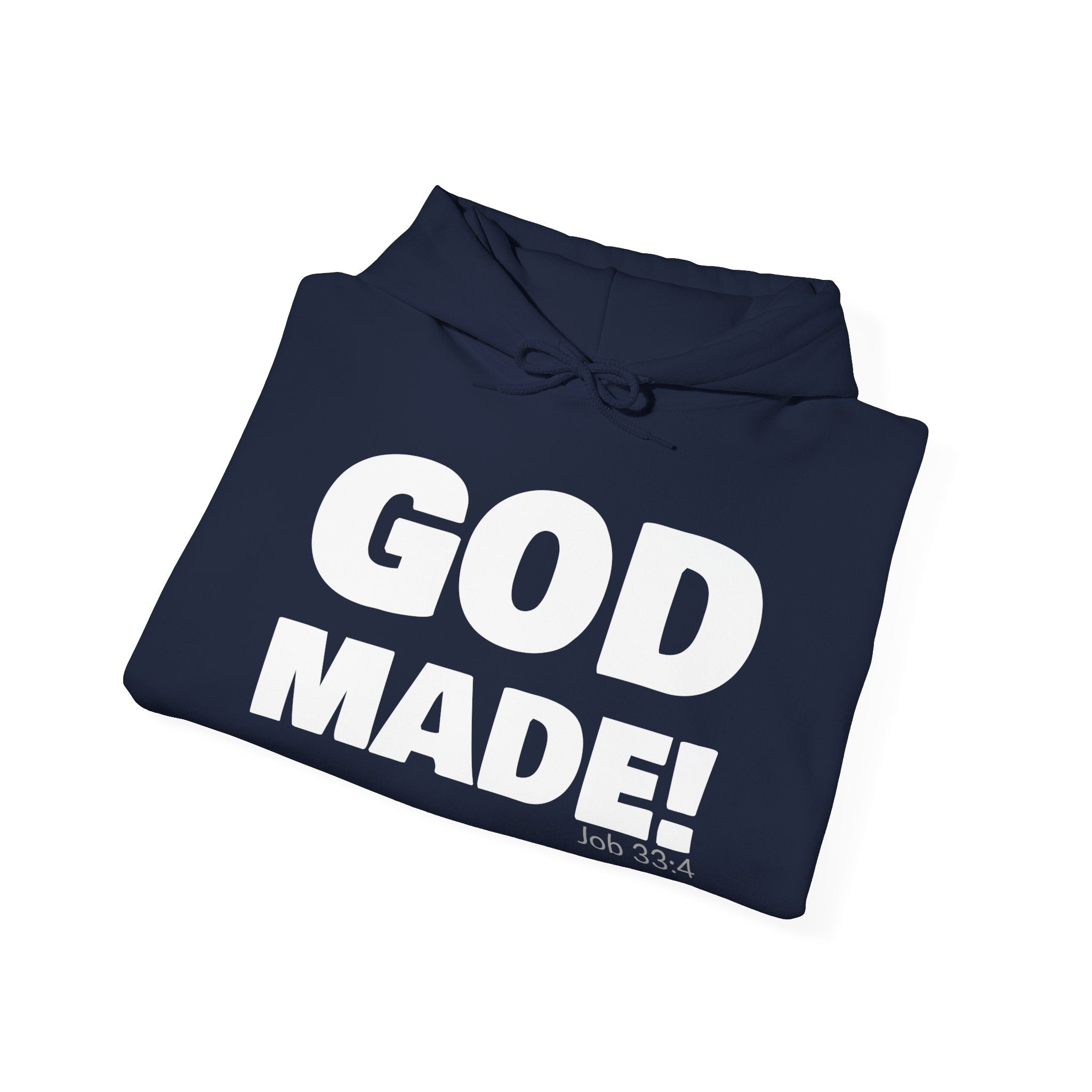 GOD MADE! Collection | Hoodie | (Job 33:4)