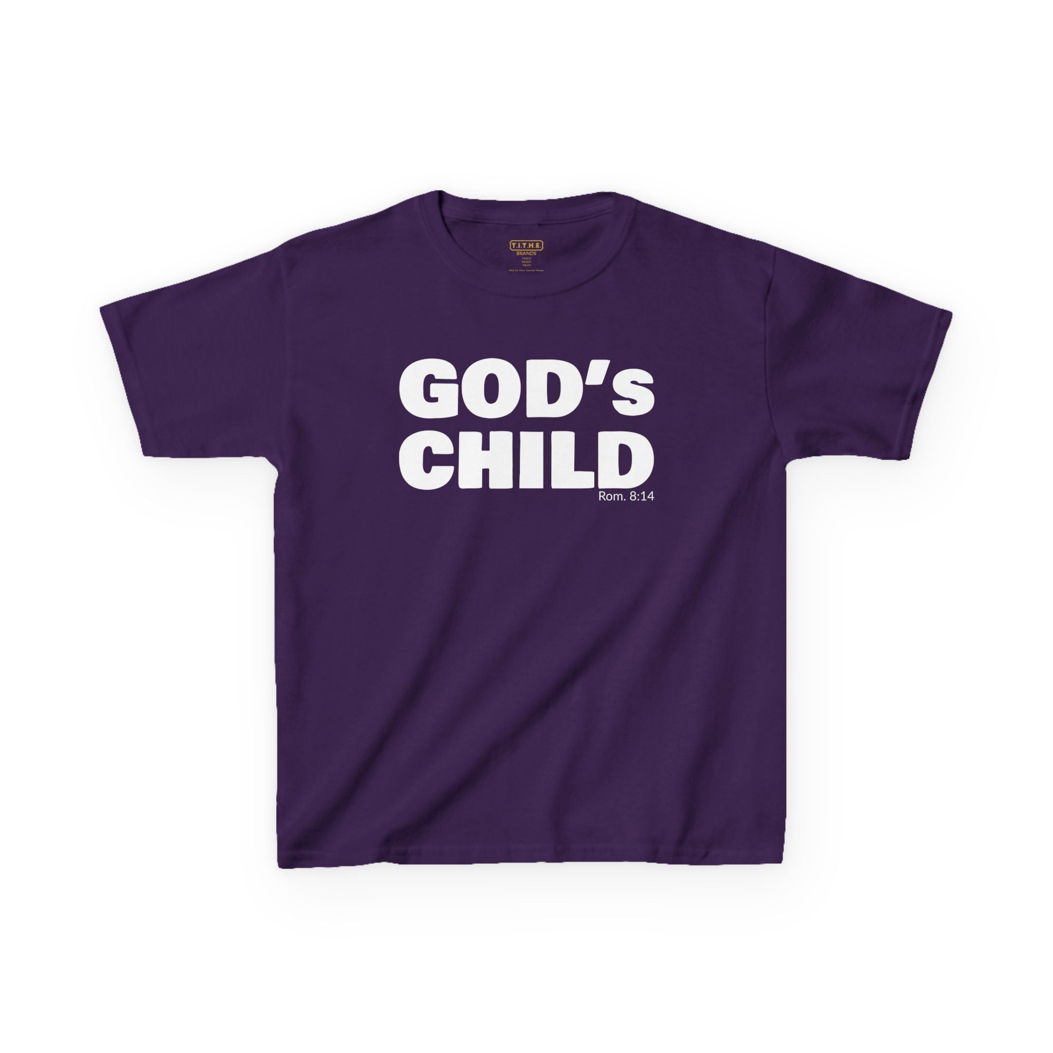 GOD'S CHILD! Collection | Inspirational Youth Tee-Shirt | (Romans 8:14)