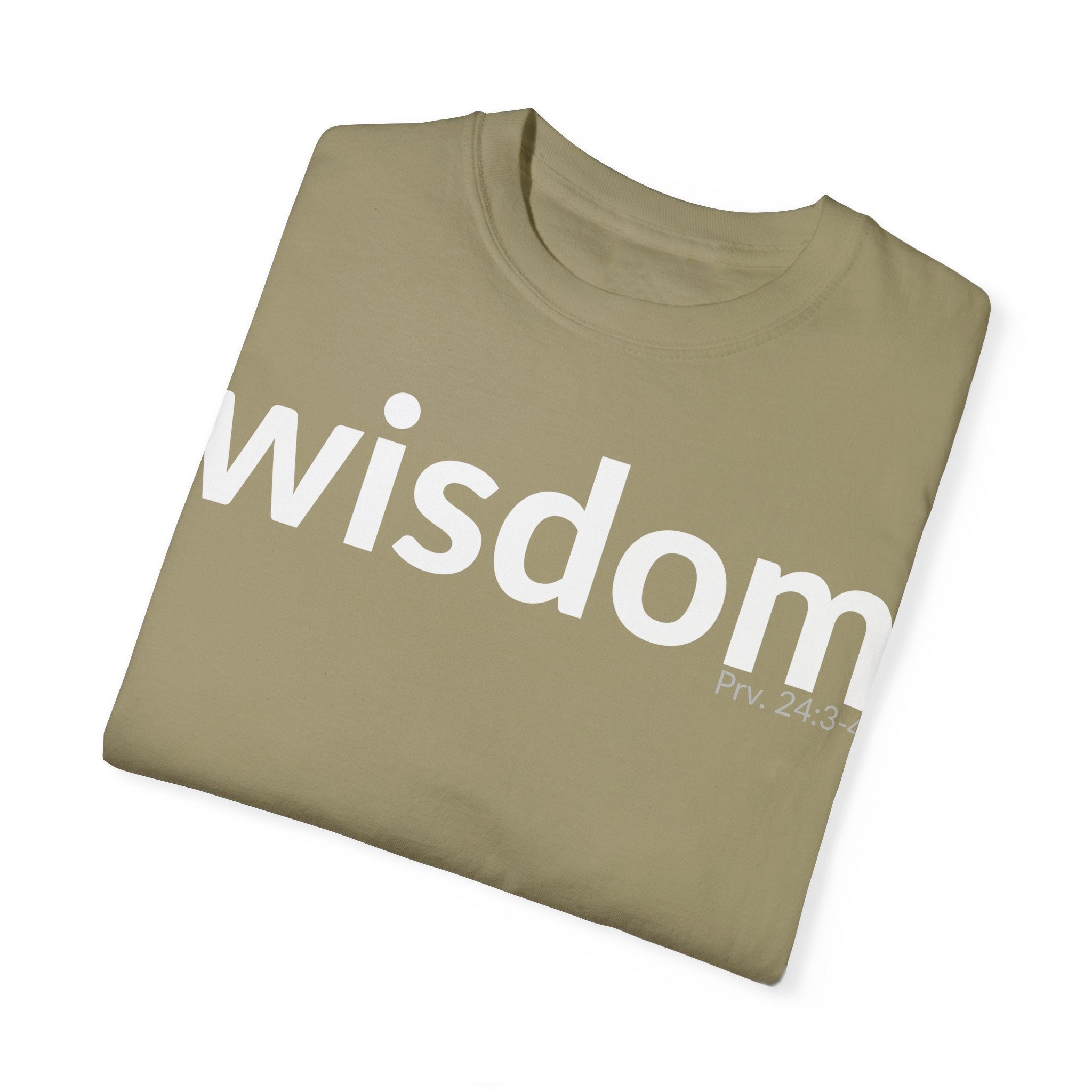 WISDOM | Faithware Collection – T-Shirt | Proverbs 24:3-4