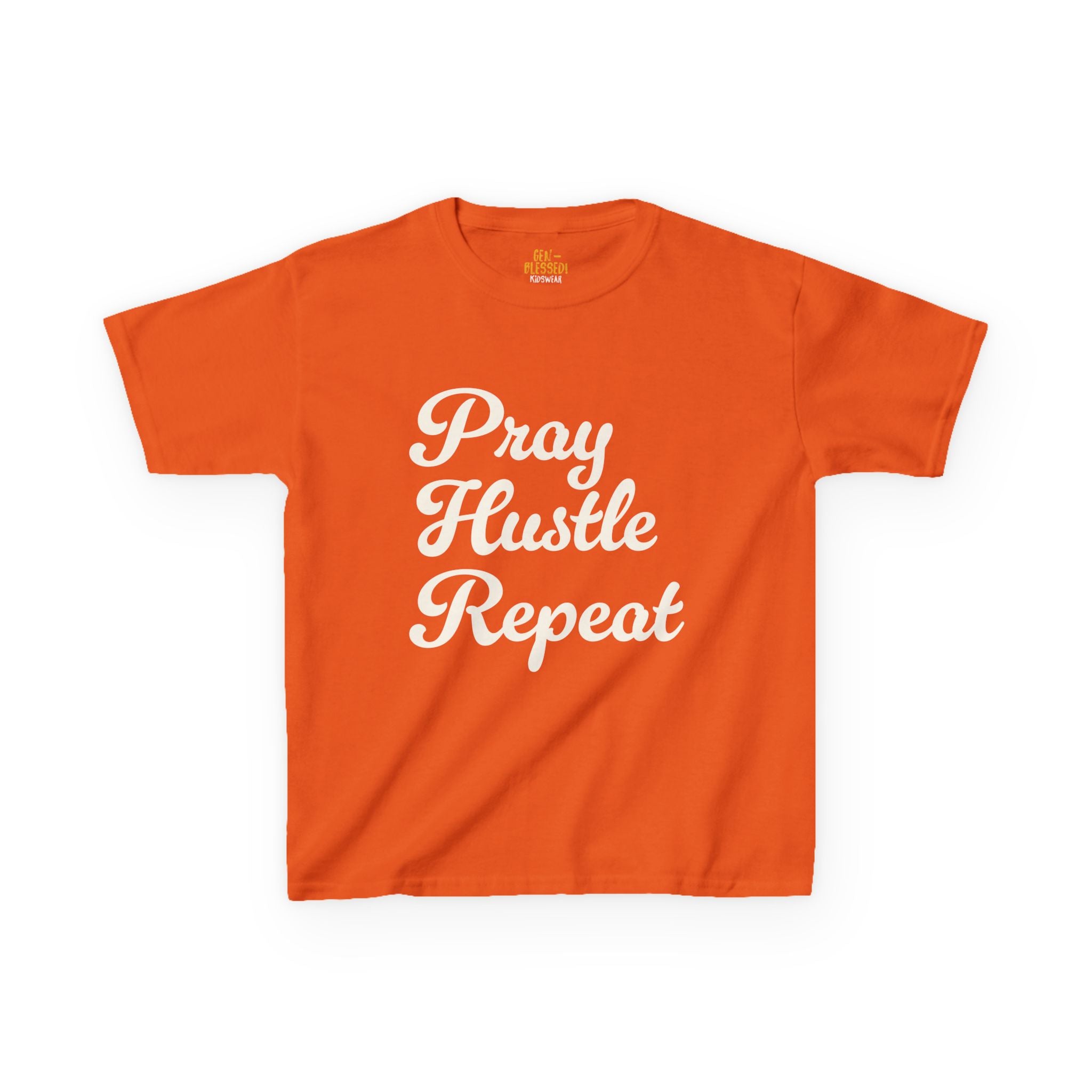 Pray Hustle Repeat | Kids Tee | Gen-BLESSED! Kidswear Collection