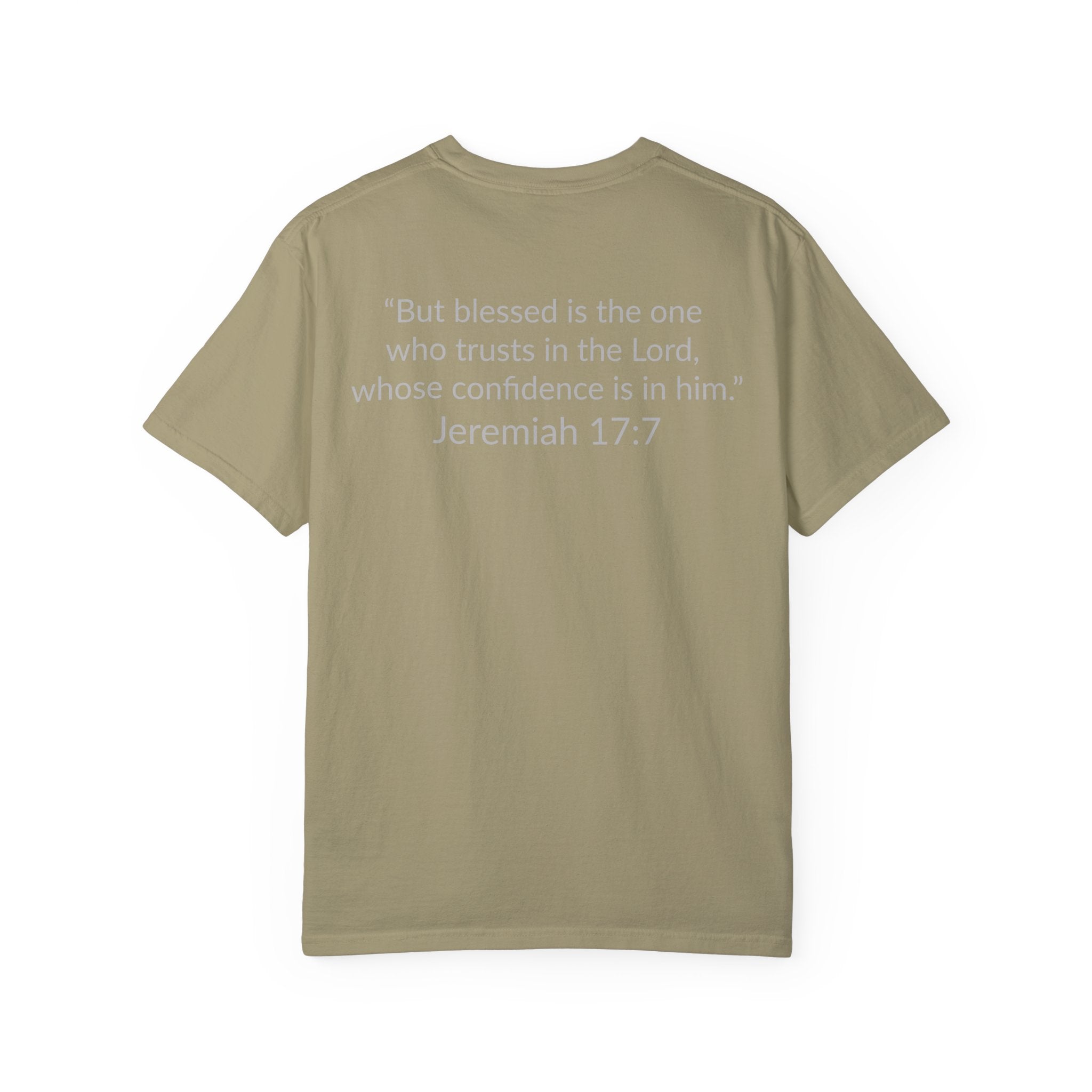 BLESSED! Unisex Garment-Dyed T-shirt | (Jeremiah. 17:7)