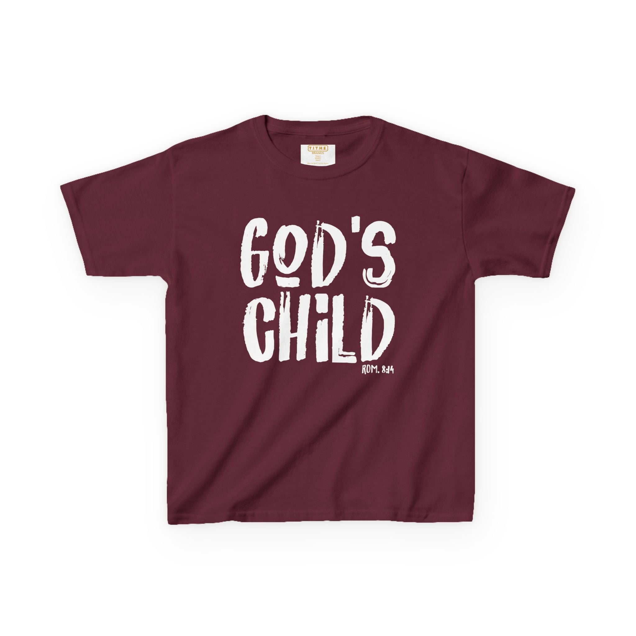 GOD'S CHILD! Collection | Inspirational Youth Tee-Shirt | (Romans 8:14)