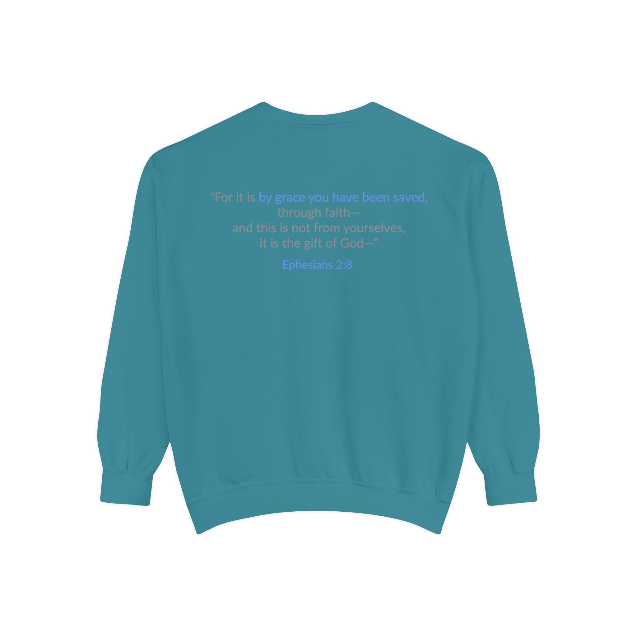 SAVED x GRACE Faithware Collection Unisex Sweatshirt | (Ephesians 2:8)
