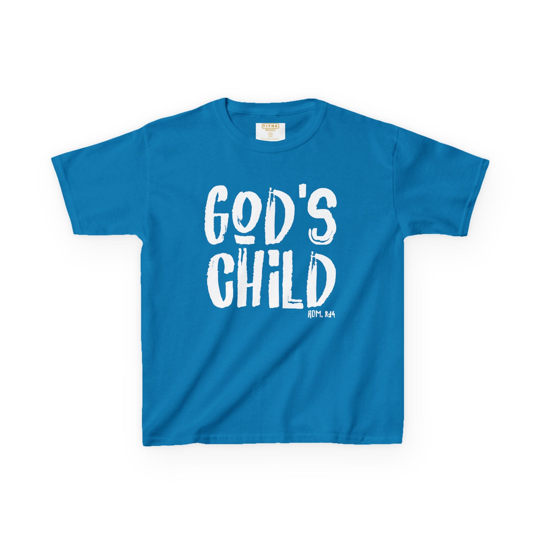 GOD'S CHILD! Collection | Inspirational Youth Tee-Shirt | (Romans 8:14)