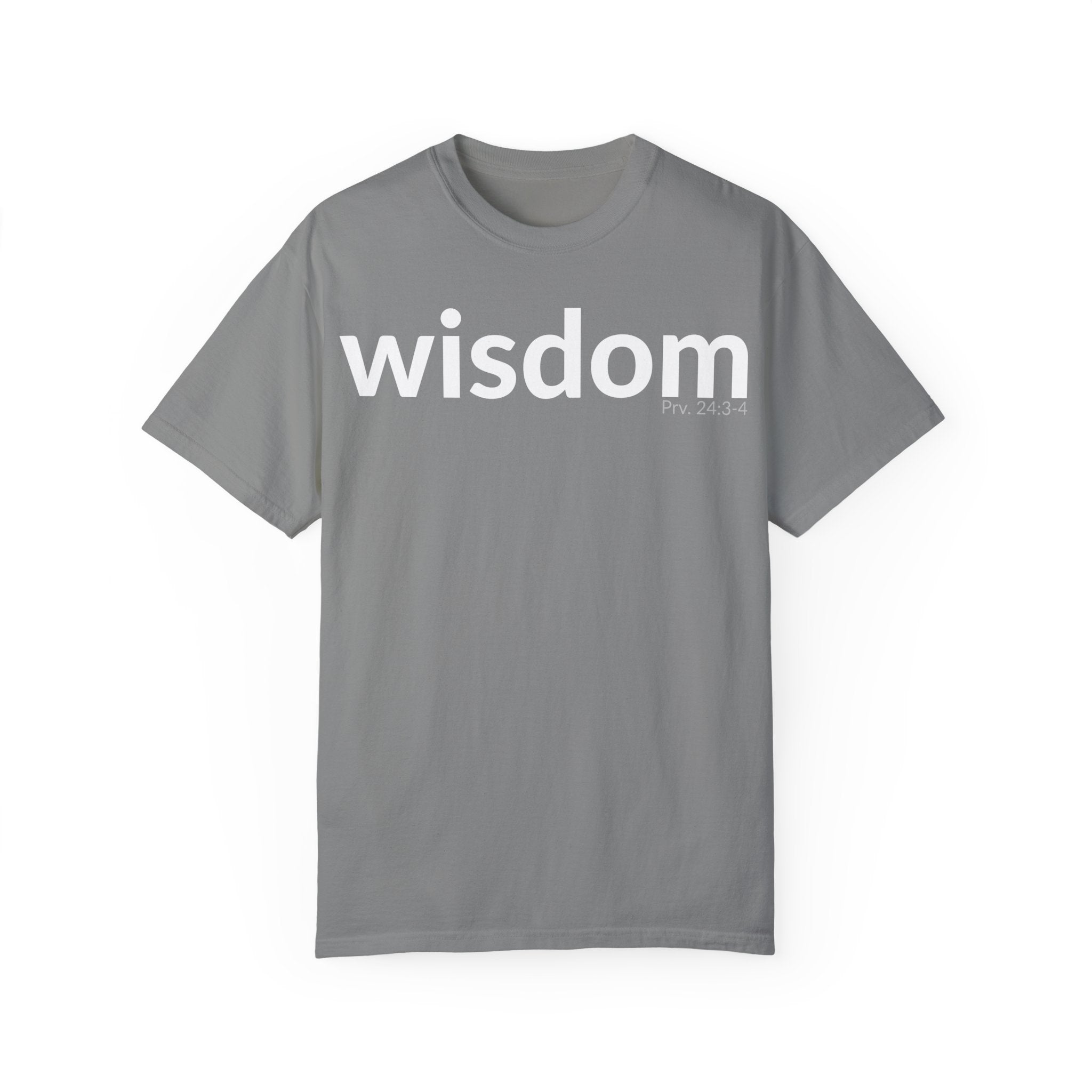 WISDOM | Faithware Collection – T-Shirt | Proverbs 24:3-4