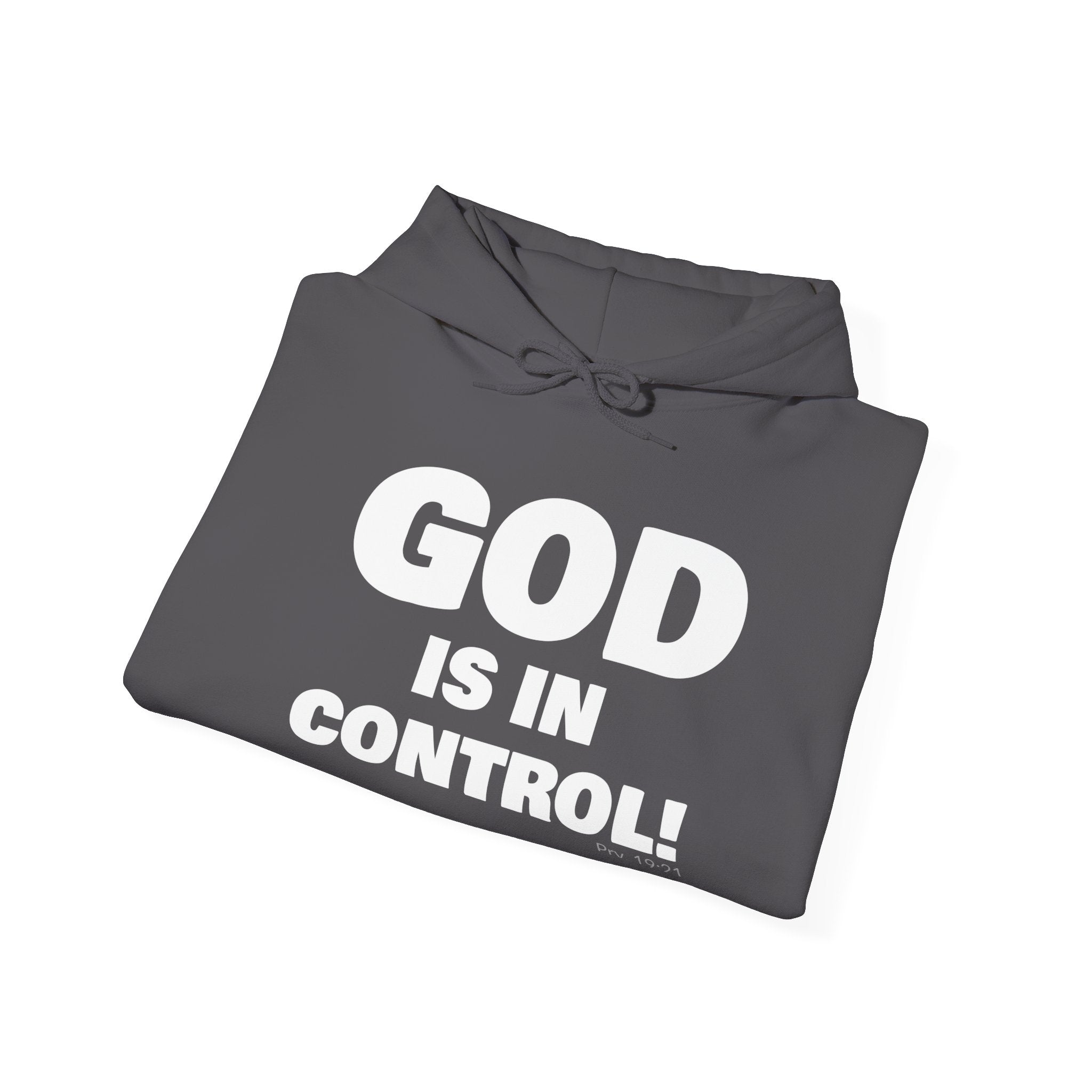 GOD IS IN CONTROL! | Hoodie | (Proverbs 19:21)