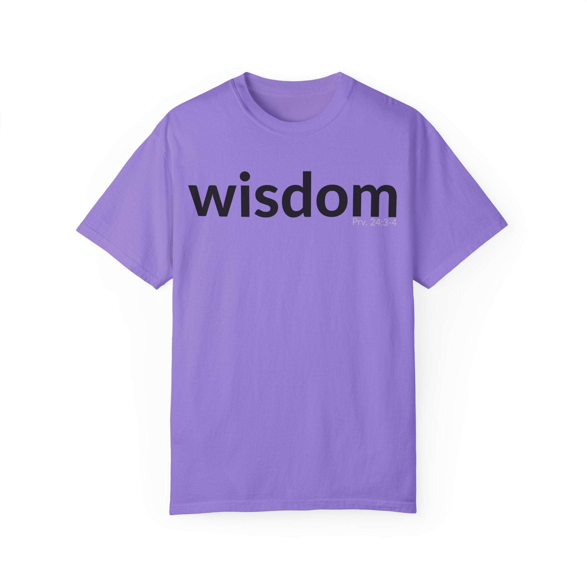 WISDOM | Faithware Collection – T-Shirt | Proverbs 24:3-4