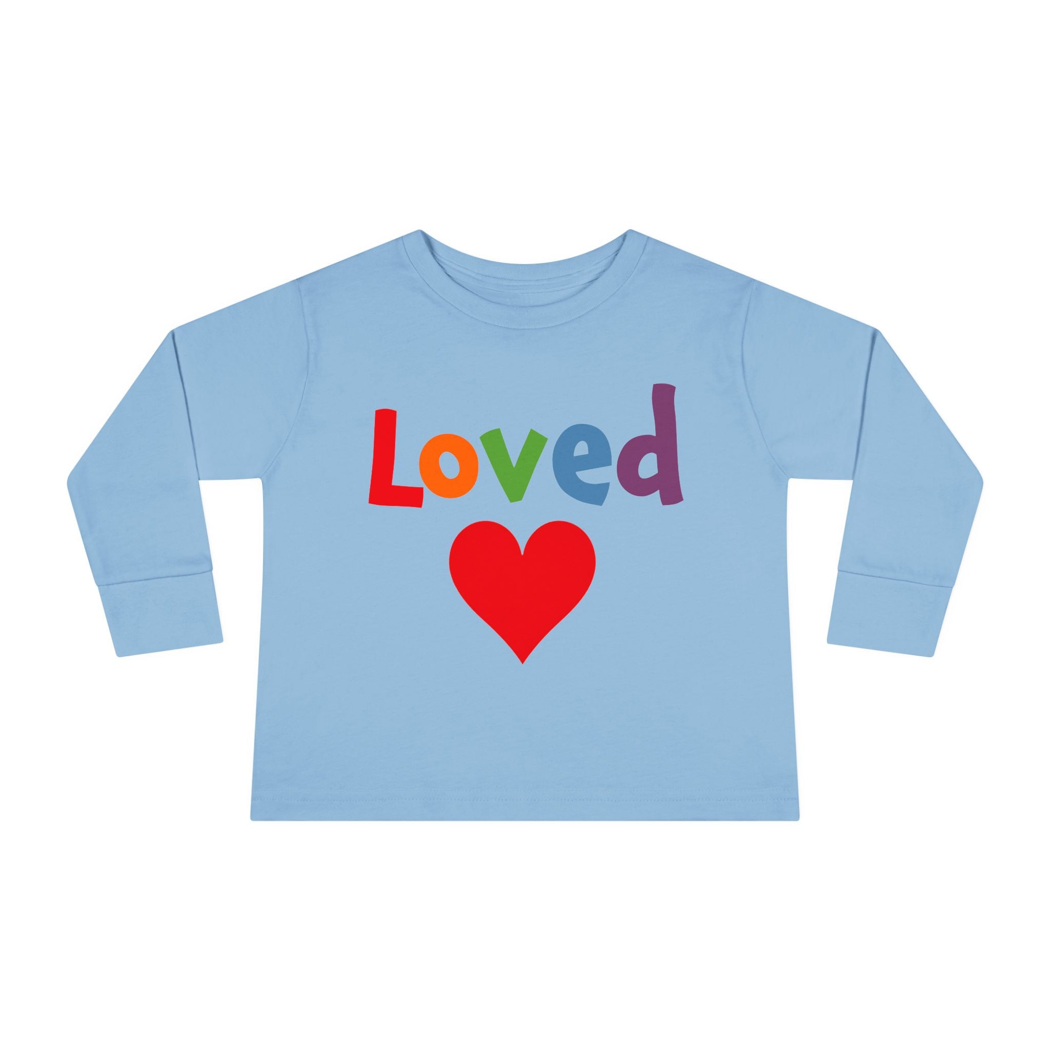 Loved | Toddler Long Sleeve Tee® | Christian Kids Shirt | Faith Apparel
