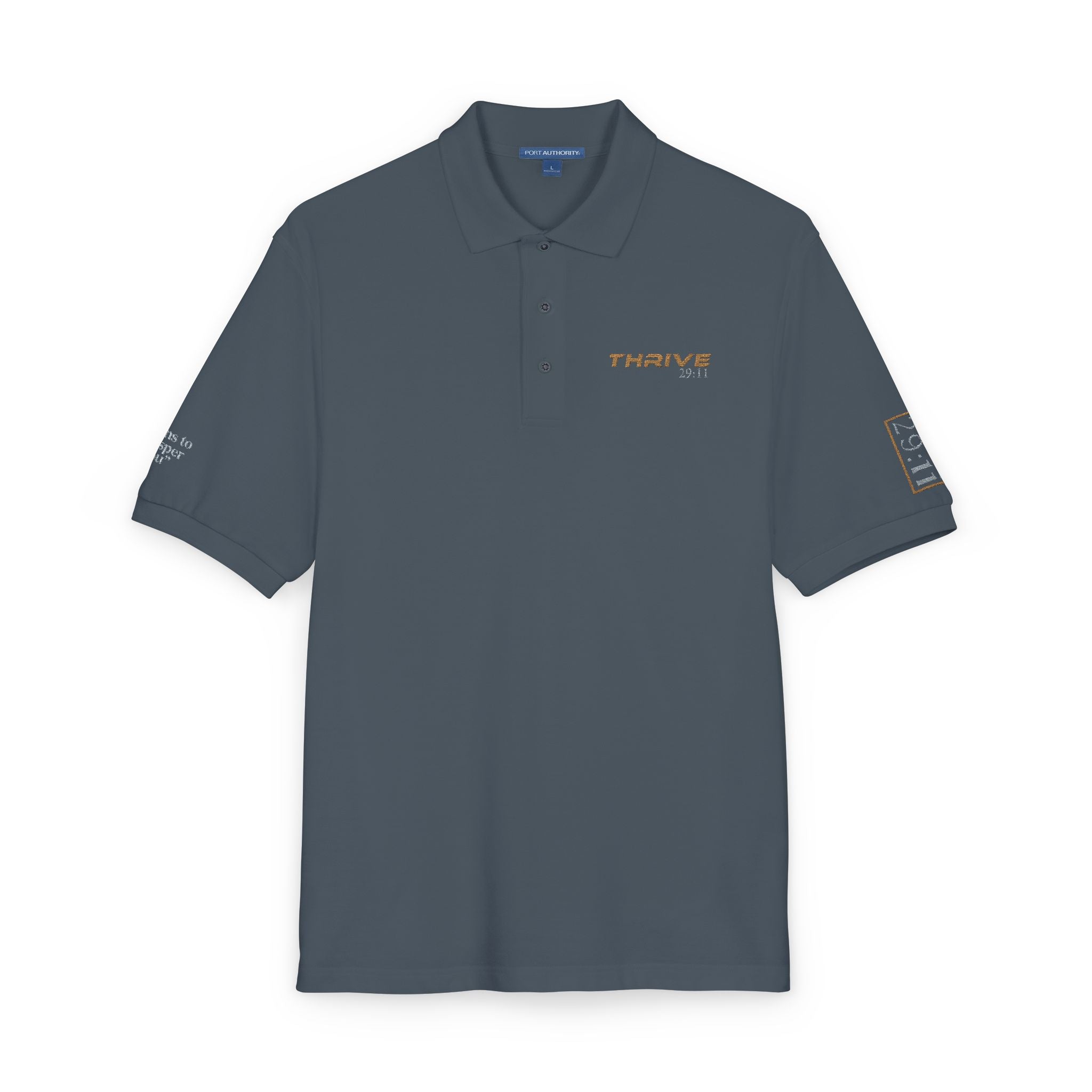 THRIVE 29:11 Collection | Unisex Embroidered Polo Shirt | (Jeremiah 29:11)