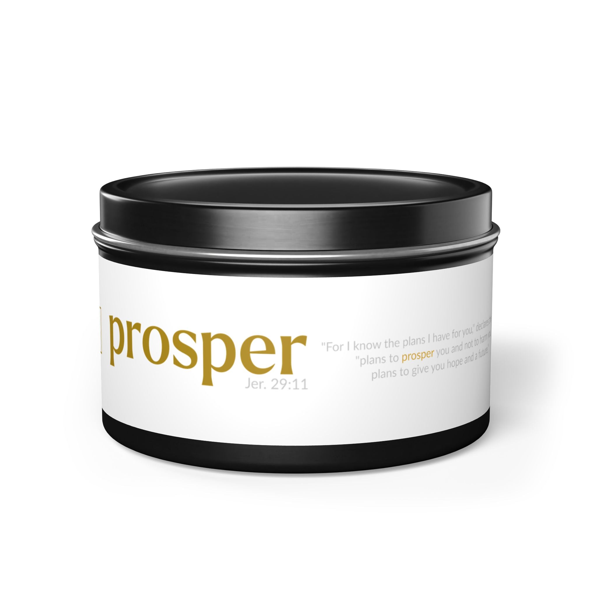The PROSPER 29:11 Collection | Soy Aromatherapy Tin Travel Candles |