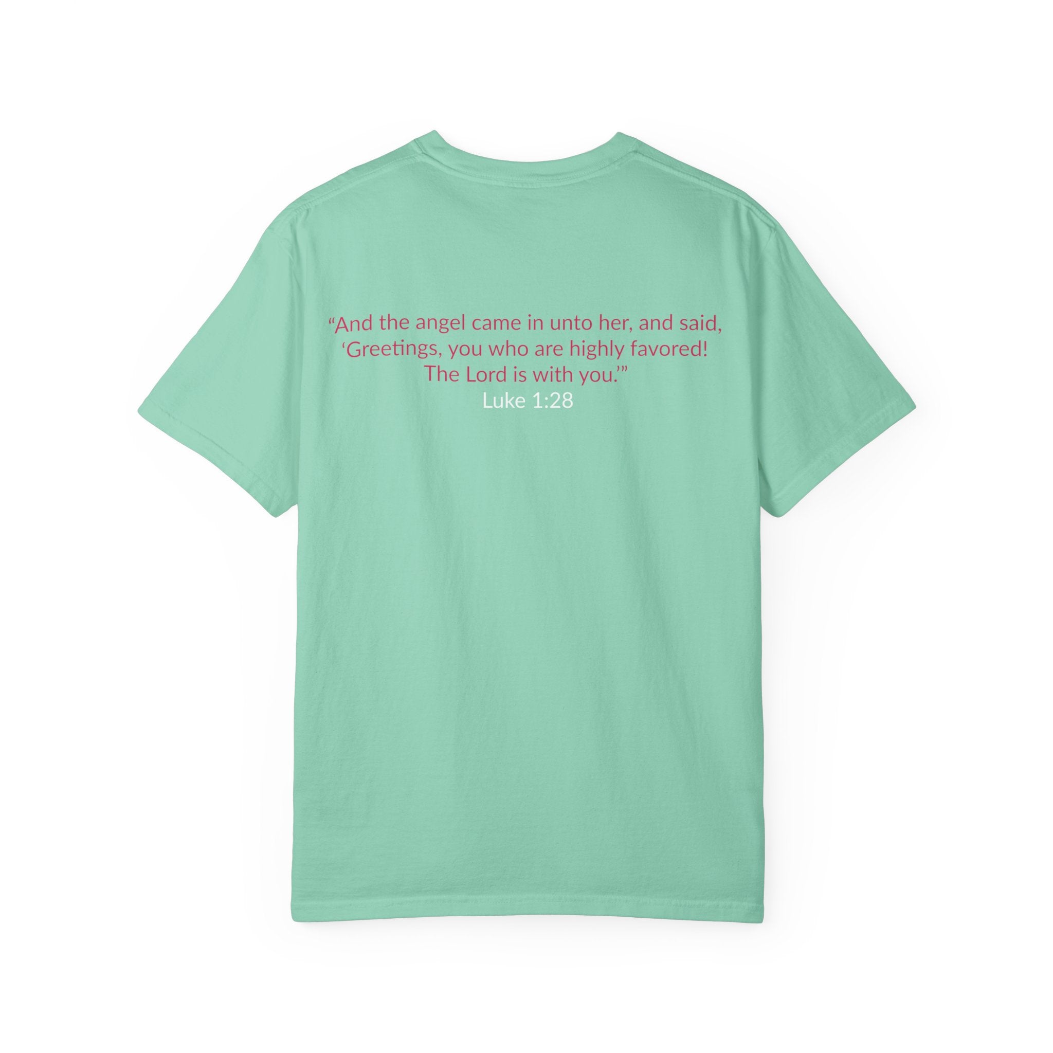 BLESSED! and Highly Favored! Collection | Women's Tee | (Luke 1:28)