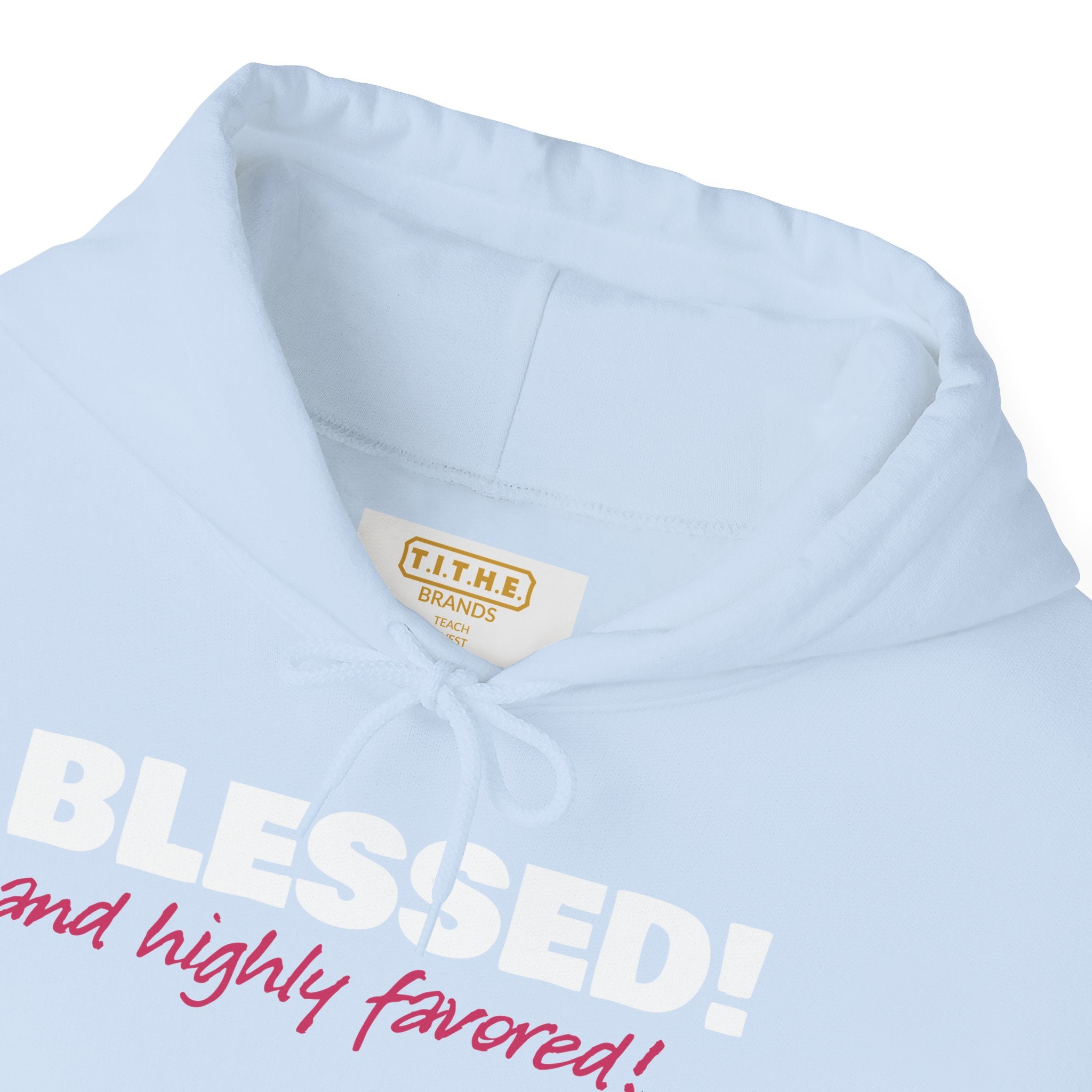 BLESSED! And Highly Favored Collection | Hoodie | (Luke 1:28)