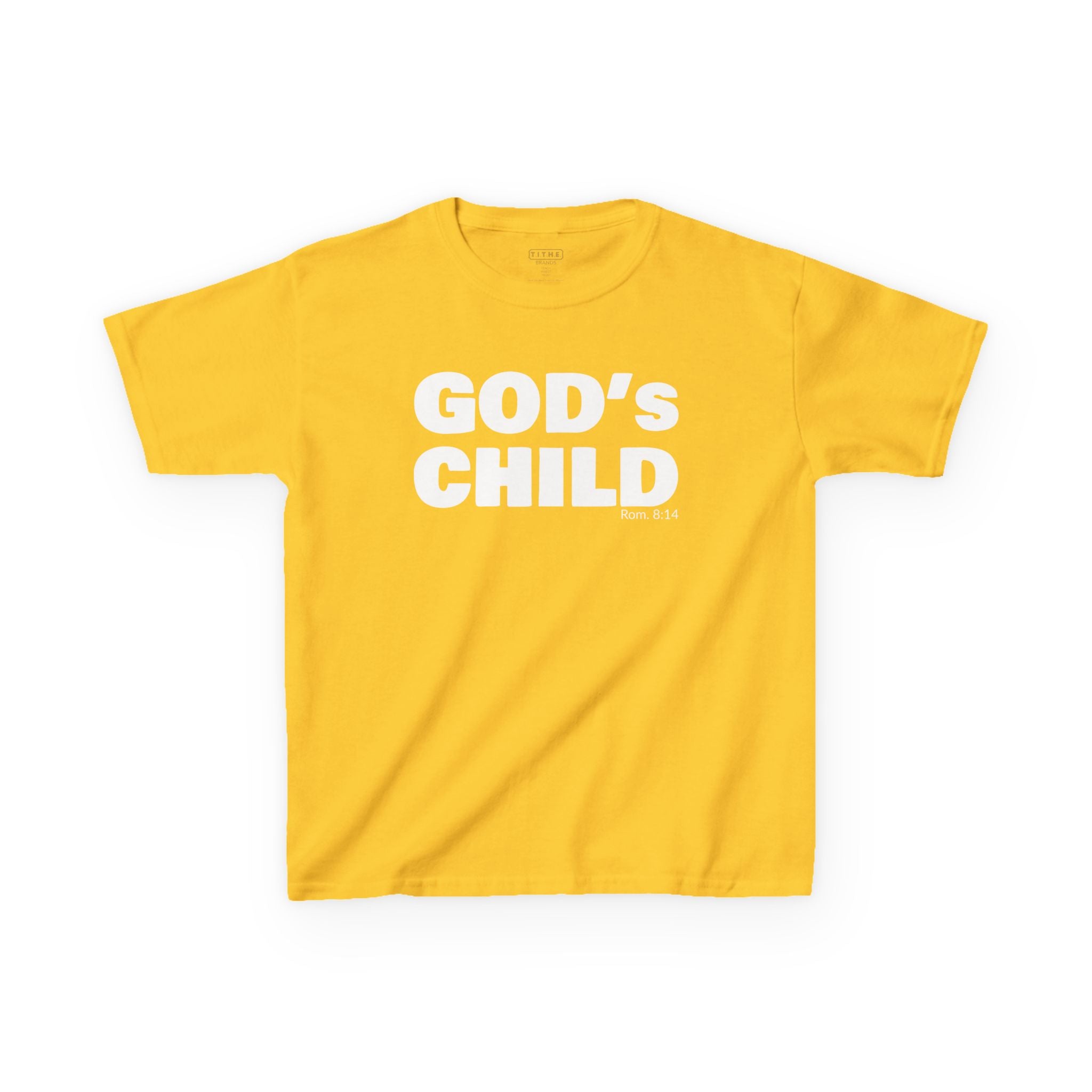 GOD'S CHILD! Collection | Inspirational Youth Tee-Shirt | (Romans 8:14)