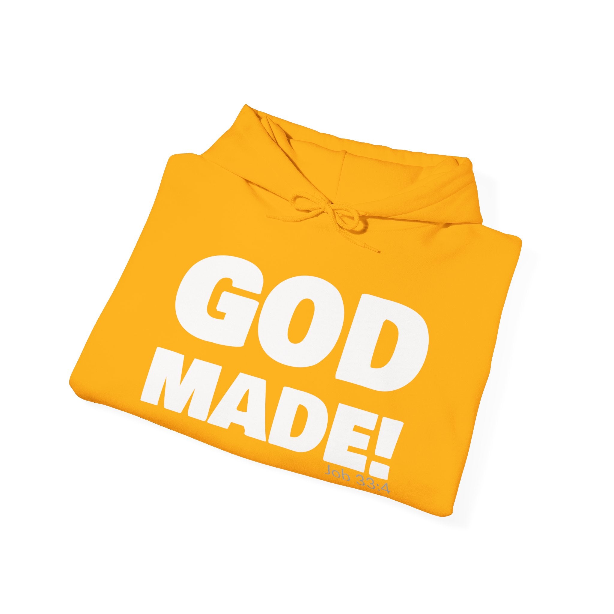 GOD MADE! Collection | Hoodie | (Job 33:4)