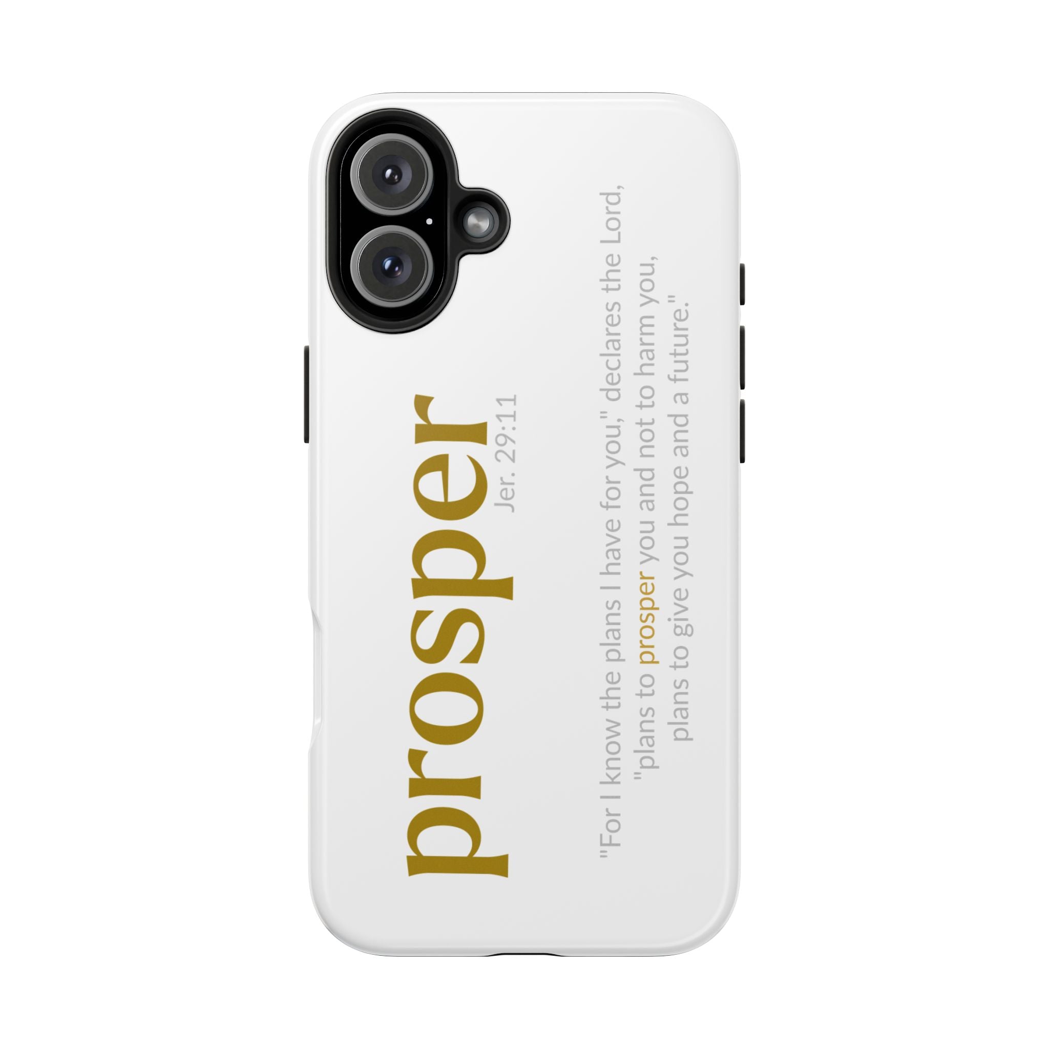 PROSPER 29:11 COLLECTION | Tough Phone Case | (Jeremiah 29:11)