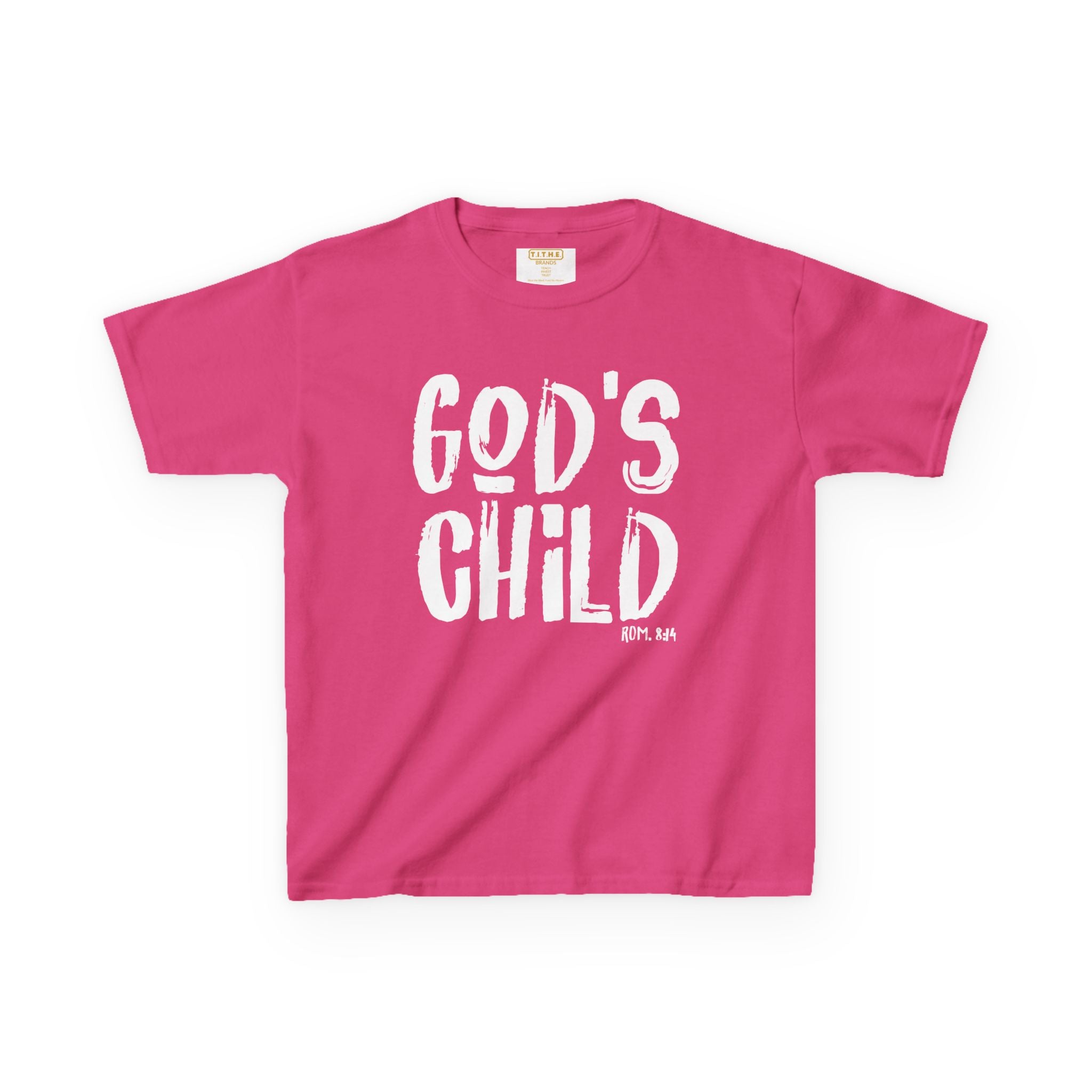 GOD'S CHILD! Collection | Inspirational Youth Tee-Shirt | (Romans 8:14)