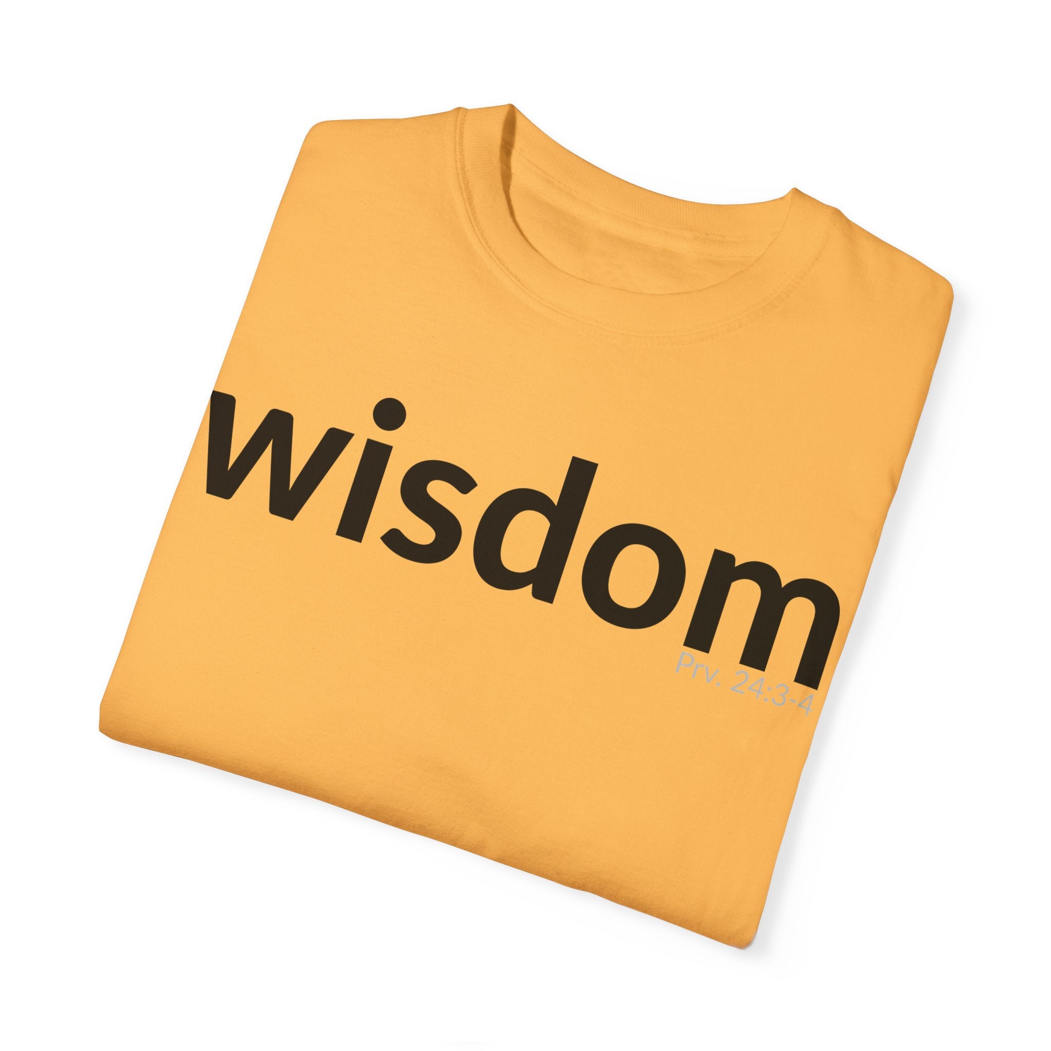WISDOM | Faithware Collection – T-Shirt | Proverbs 24:3-4