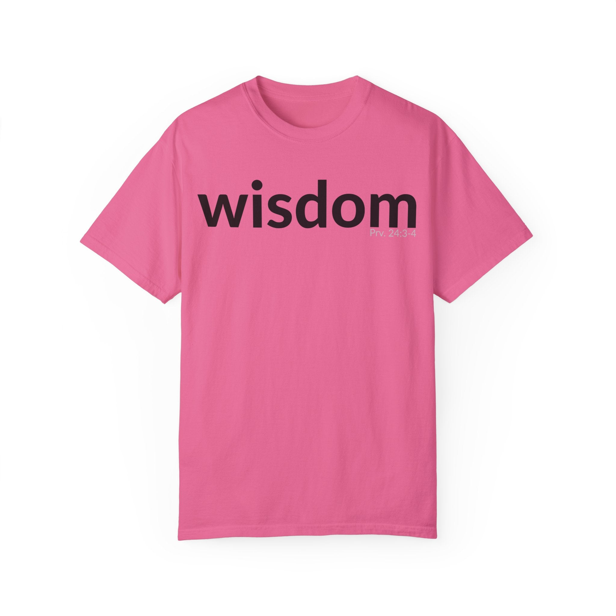 WISDOM | Faithware Collection – T-Shirt | Proverbs 24:3-4