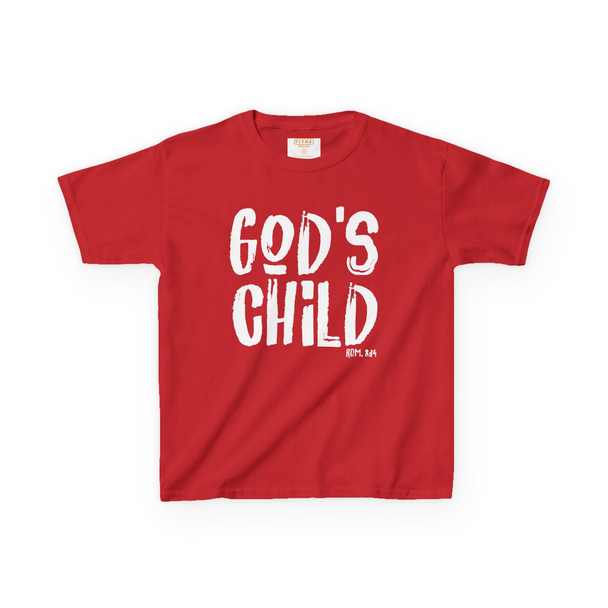 GOD'S CHILD! Collection | Inspirational Youth Tee-Shirt | (Romans 8:14)