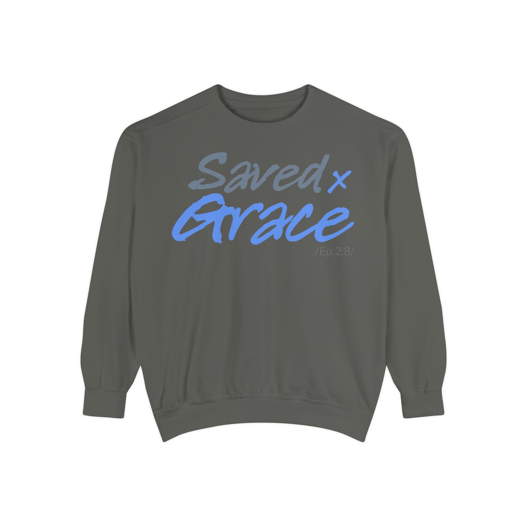 SAVED x GRACE Faithware Collection Unisex Sweatshirt | (Ephesians 2:8)