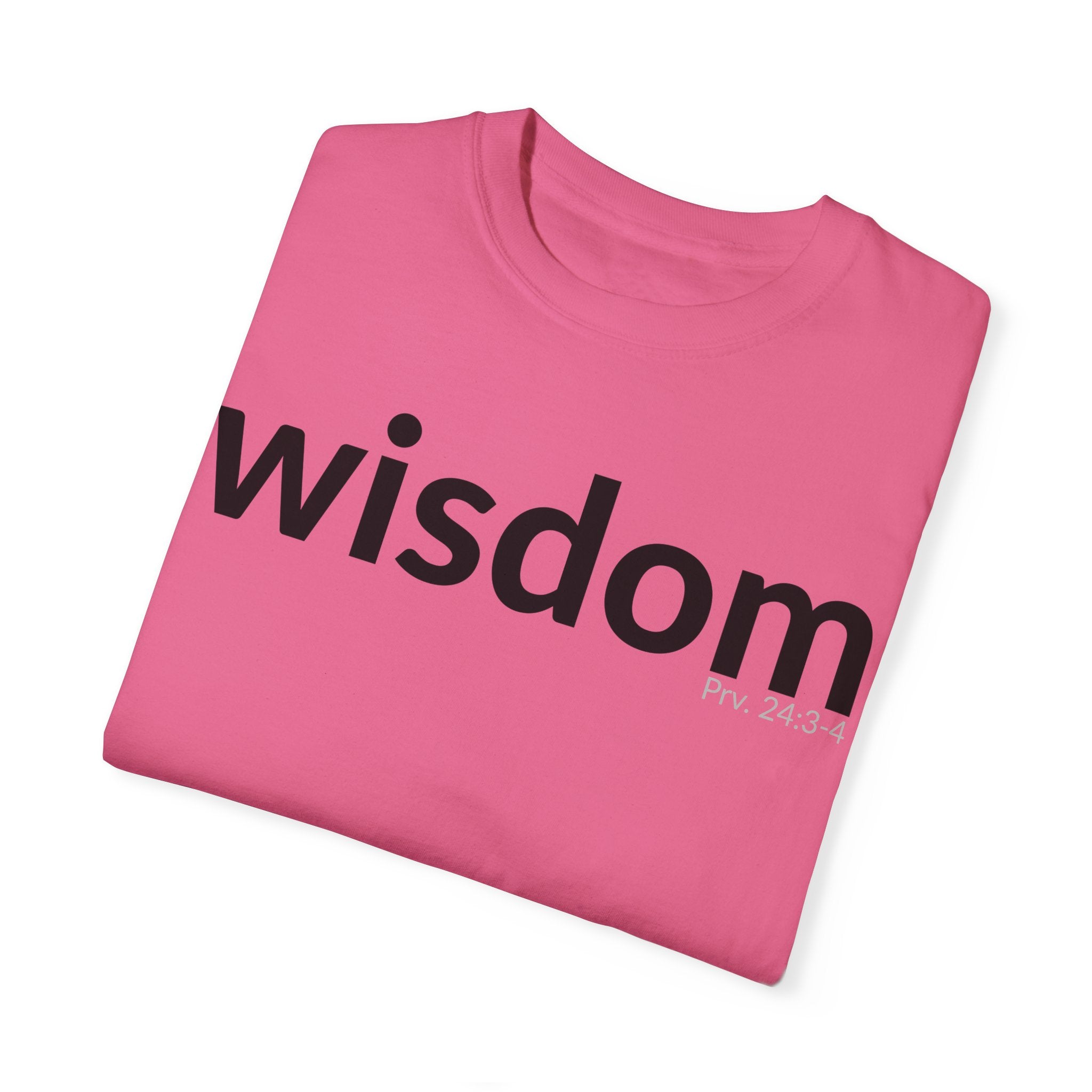 WISDOM | Faithware Collection – T-Shirt | Proverbs 24:3-4